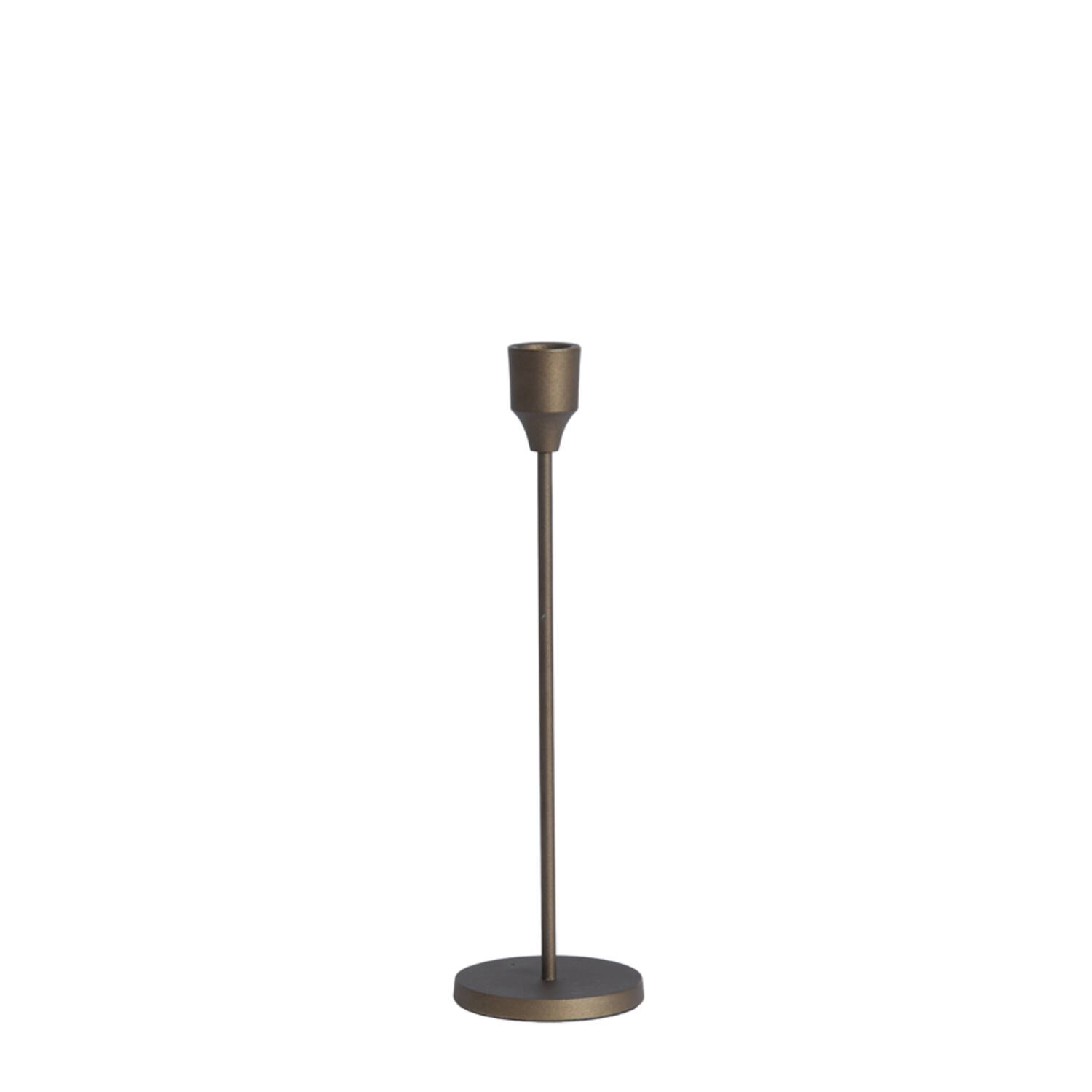 Candle stick Ø7,5x25,5 cm KAYIN dark bronze