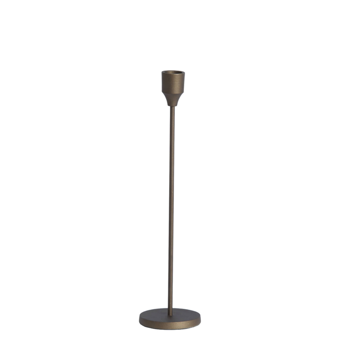 Candle stick Ø7,5x30,5 cm KAYIN dark bronze