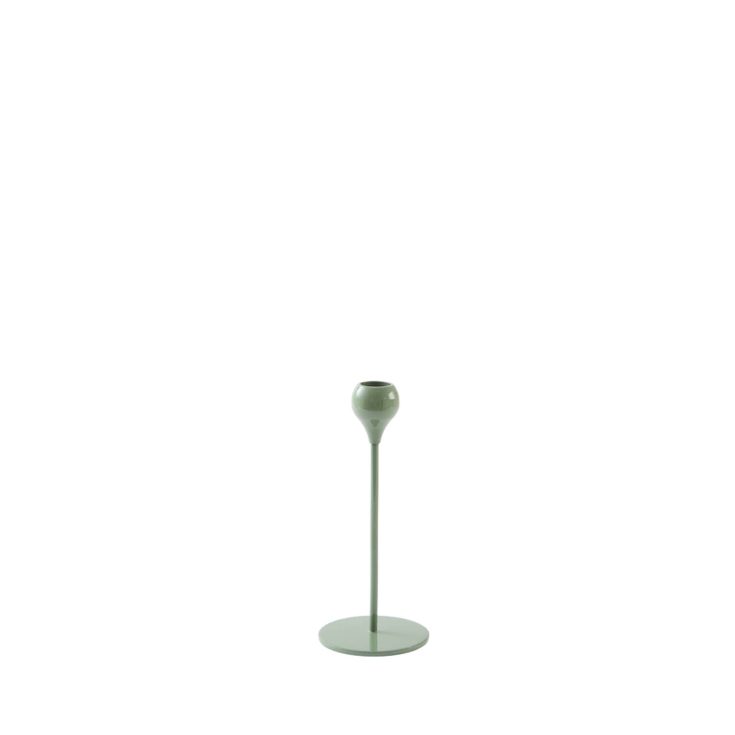 Candle stick Ø8,5x20 cm SAMUI mint green