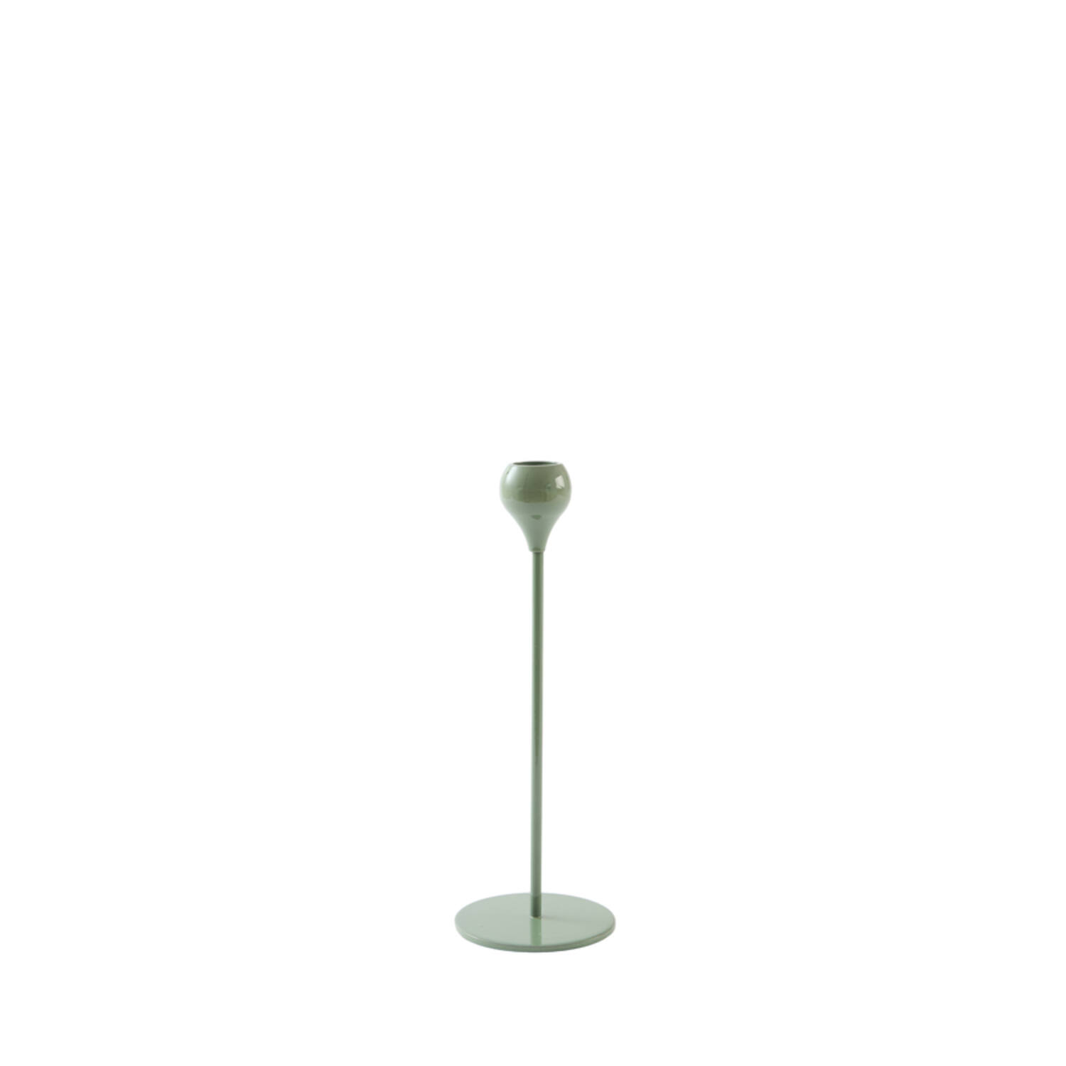 Candle stick Ø8,5x25 cm SAMUI mint green