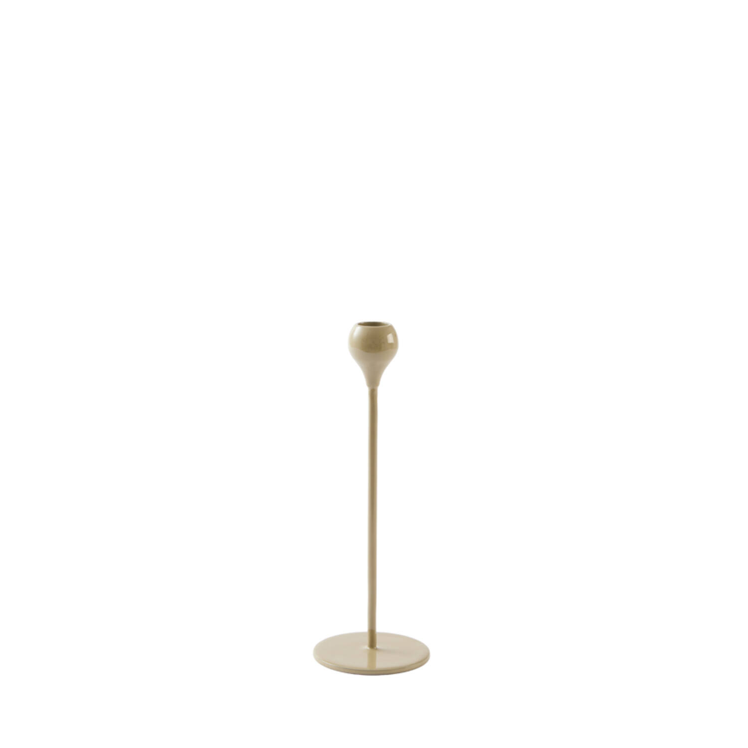 Candle stick Ø8,5x25 cm SAMUI taupe