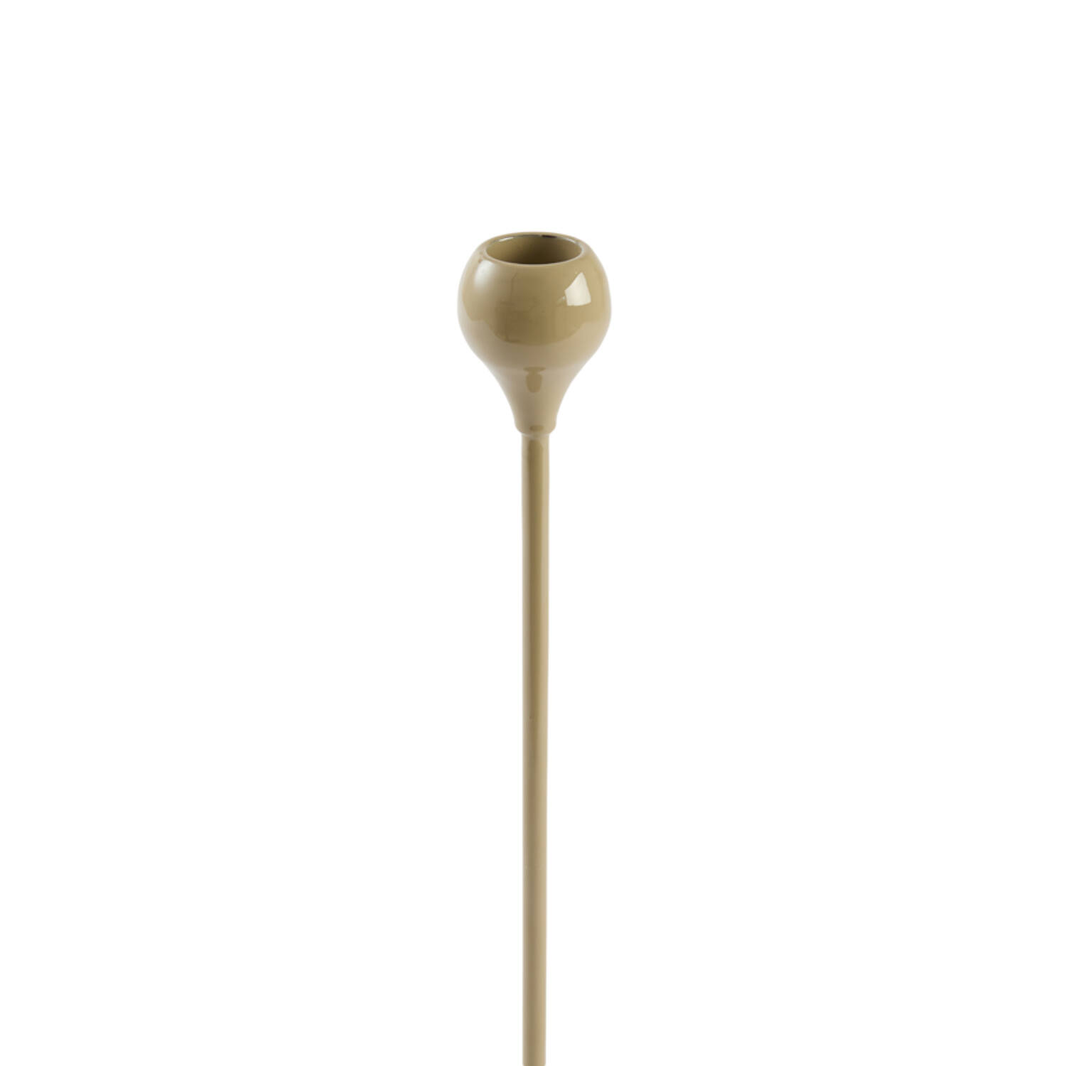 Candle stick Ø8,5x25 cm SAMUI taupe