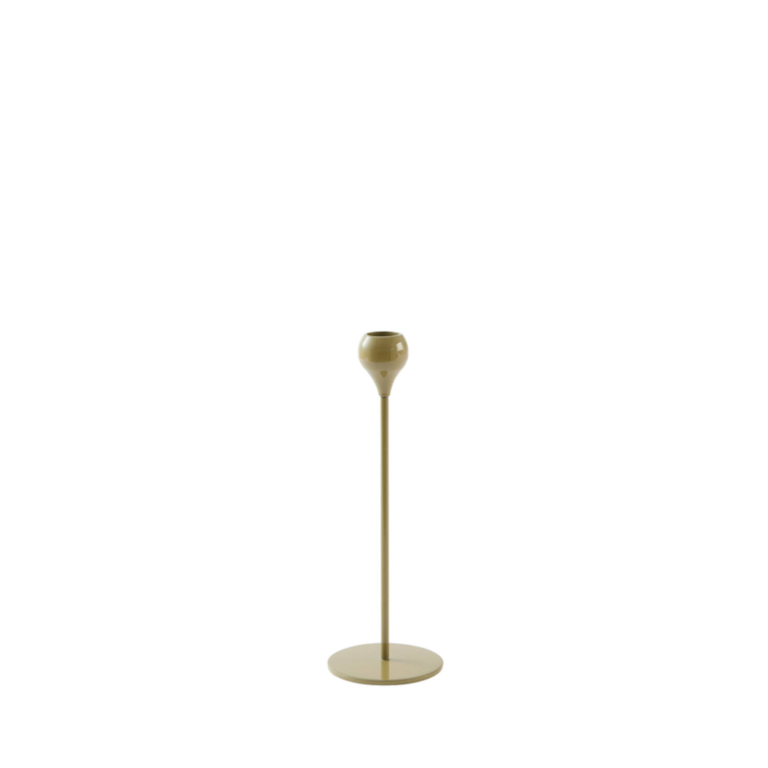 Candle stick Ø8,5x25 cm SAMUI olive green
