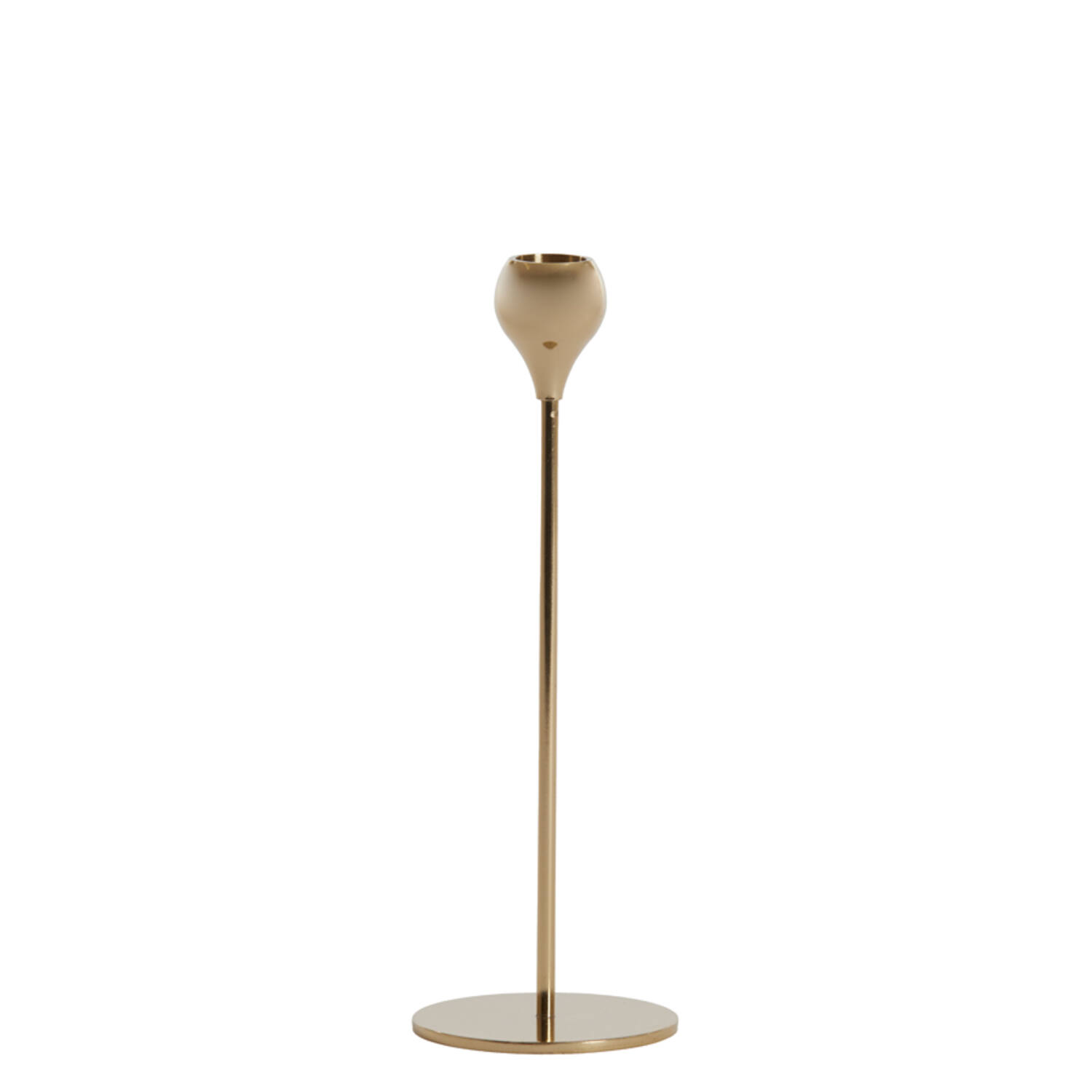 Candle stick Ø8,5x25 cm SAMUI gold