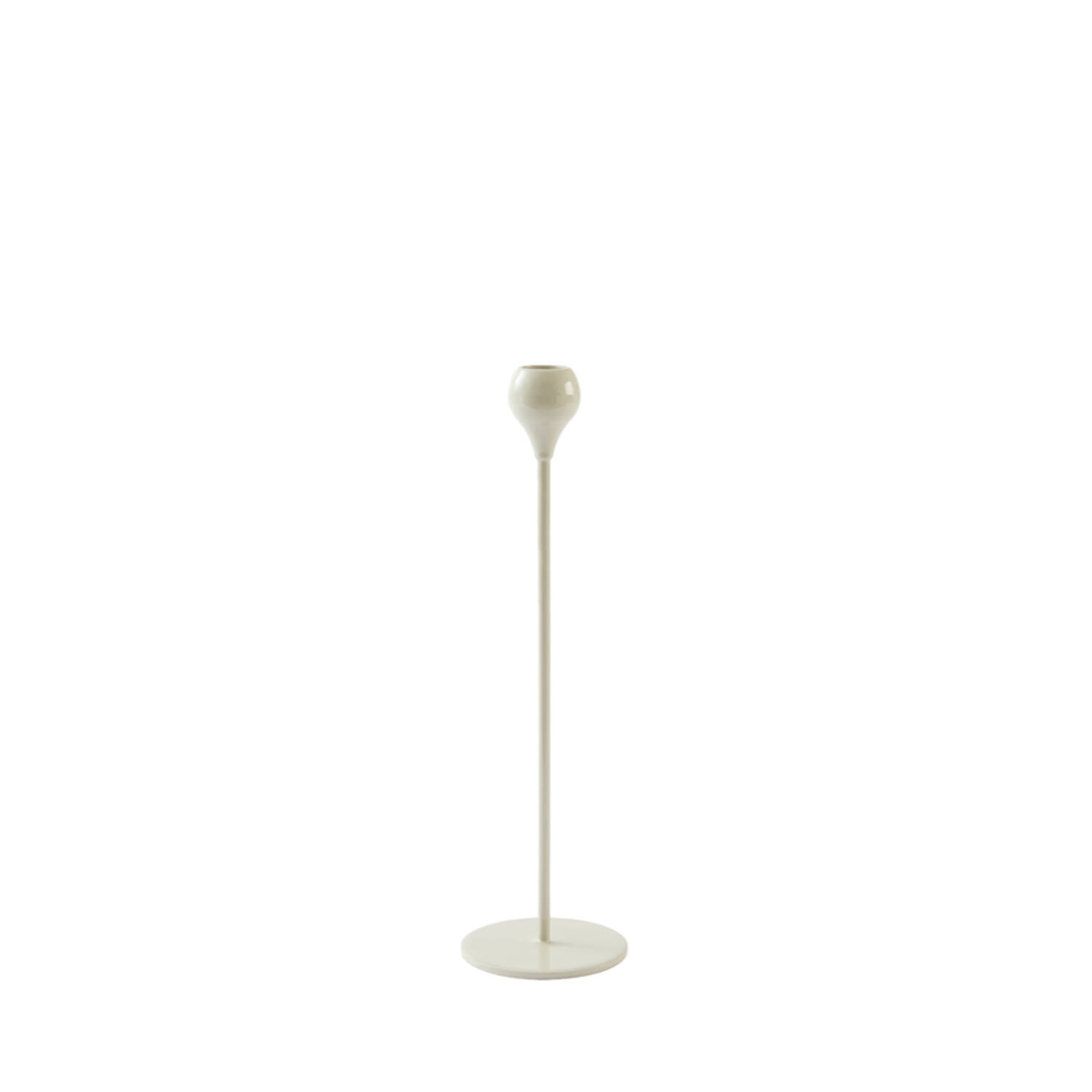 Candle stick Ø8,5x30 cm SAMUI grey-beige
