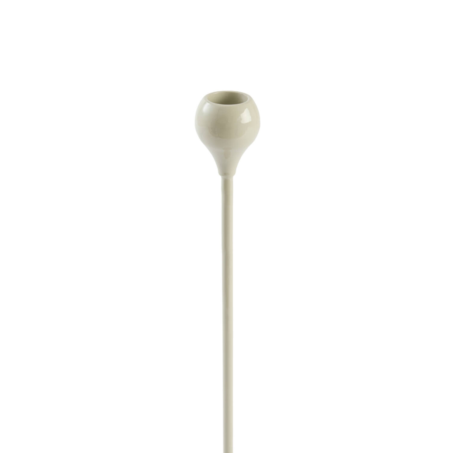 Candle stick Ø8,5x30 cm SAMUI grey-beige