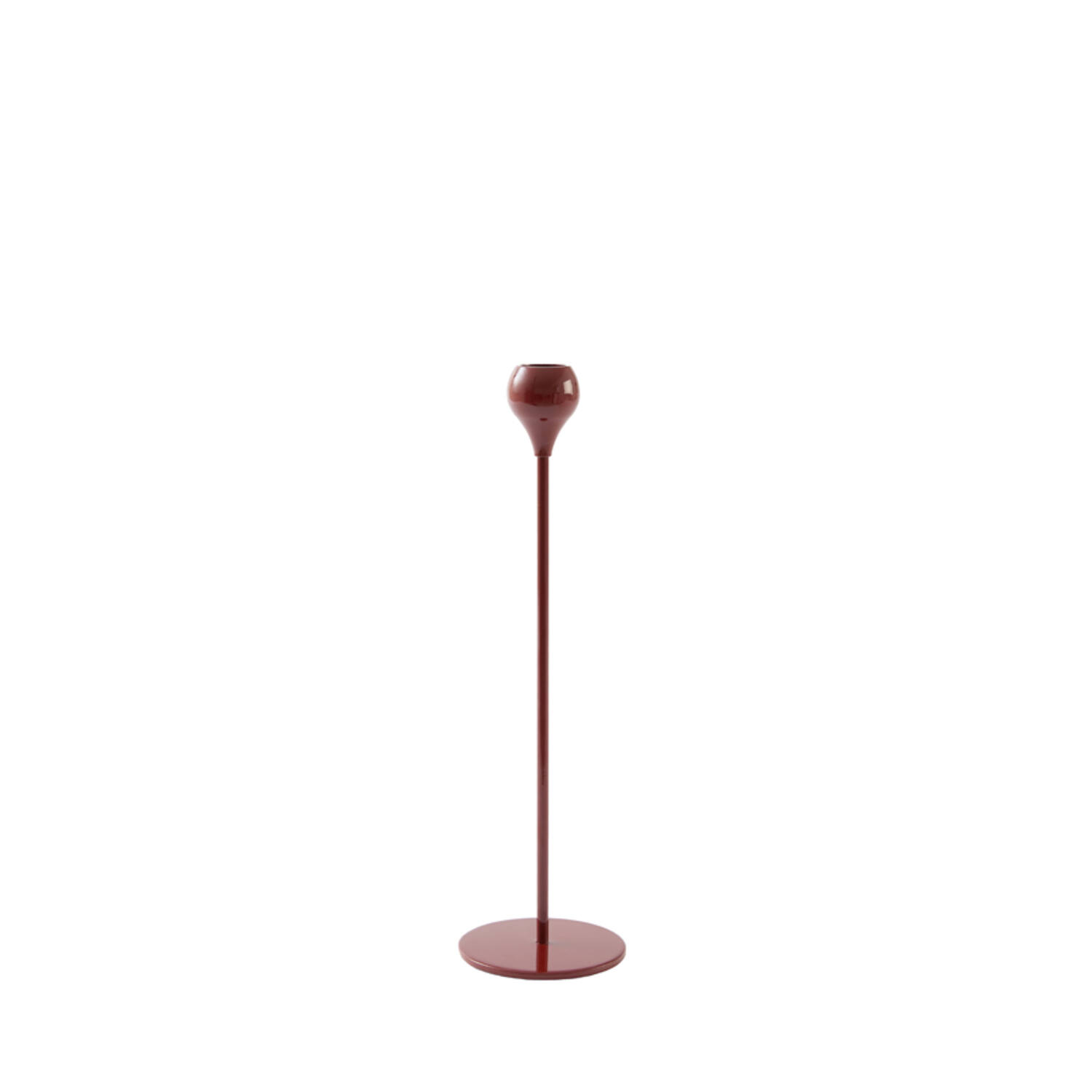 Candle stick Ø8,5x30 cm SAMUI burgundy