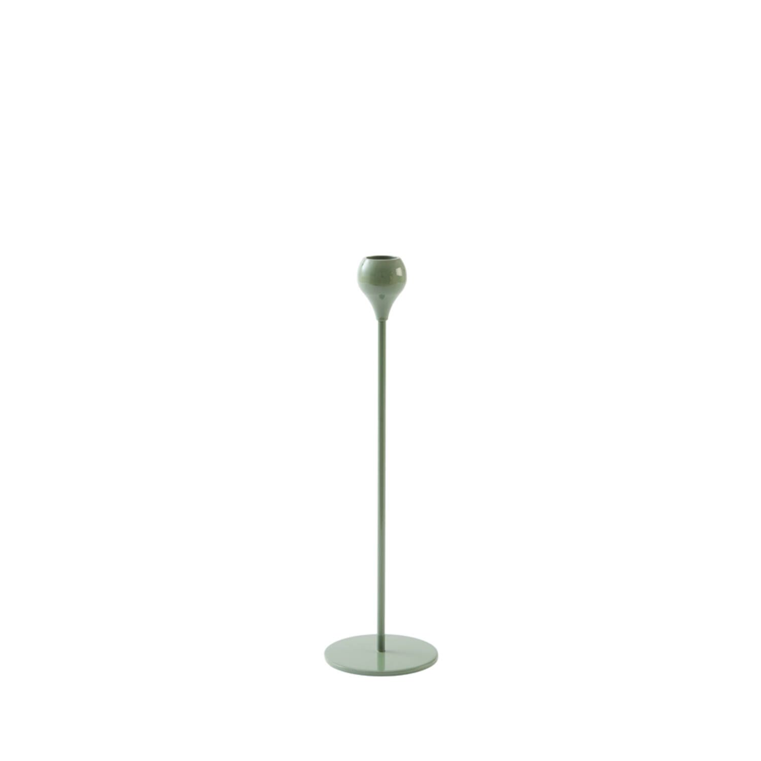 Candle stick Ø8,5x30 cm SAMUI mint green