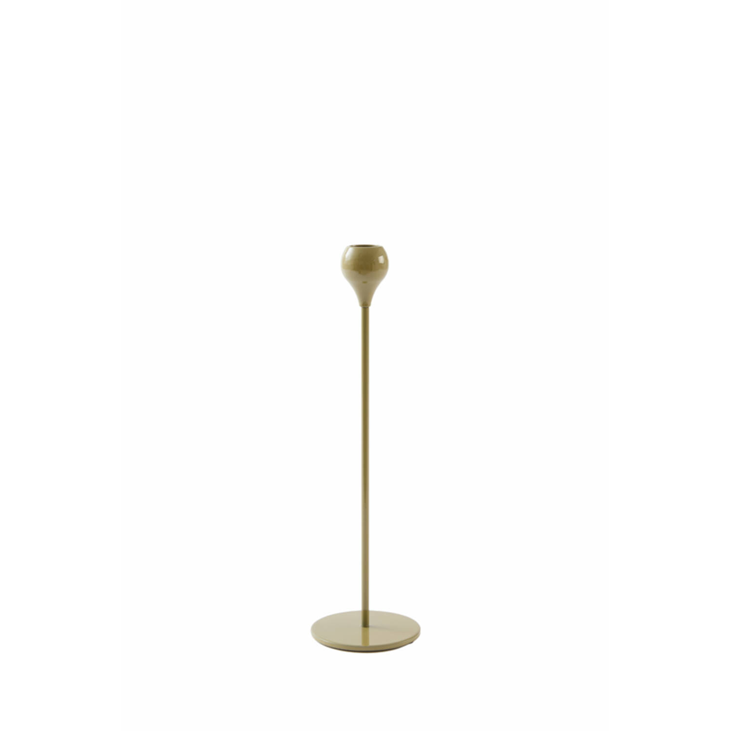 Candle stick Ø8,5x30 cm SAMUI olive green