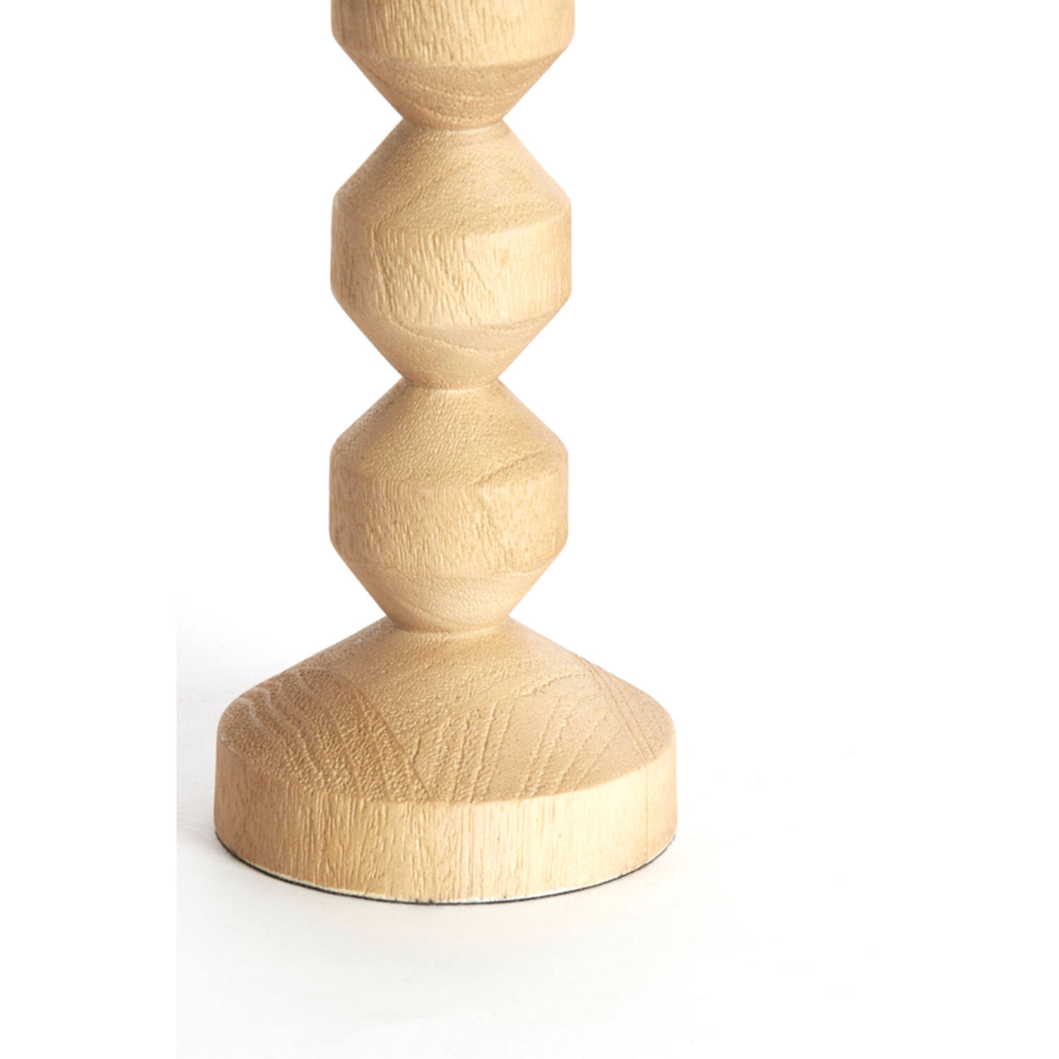Candle stick Ø12x37 cm DOZZA wood matt natural