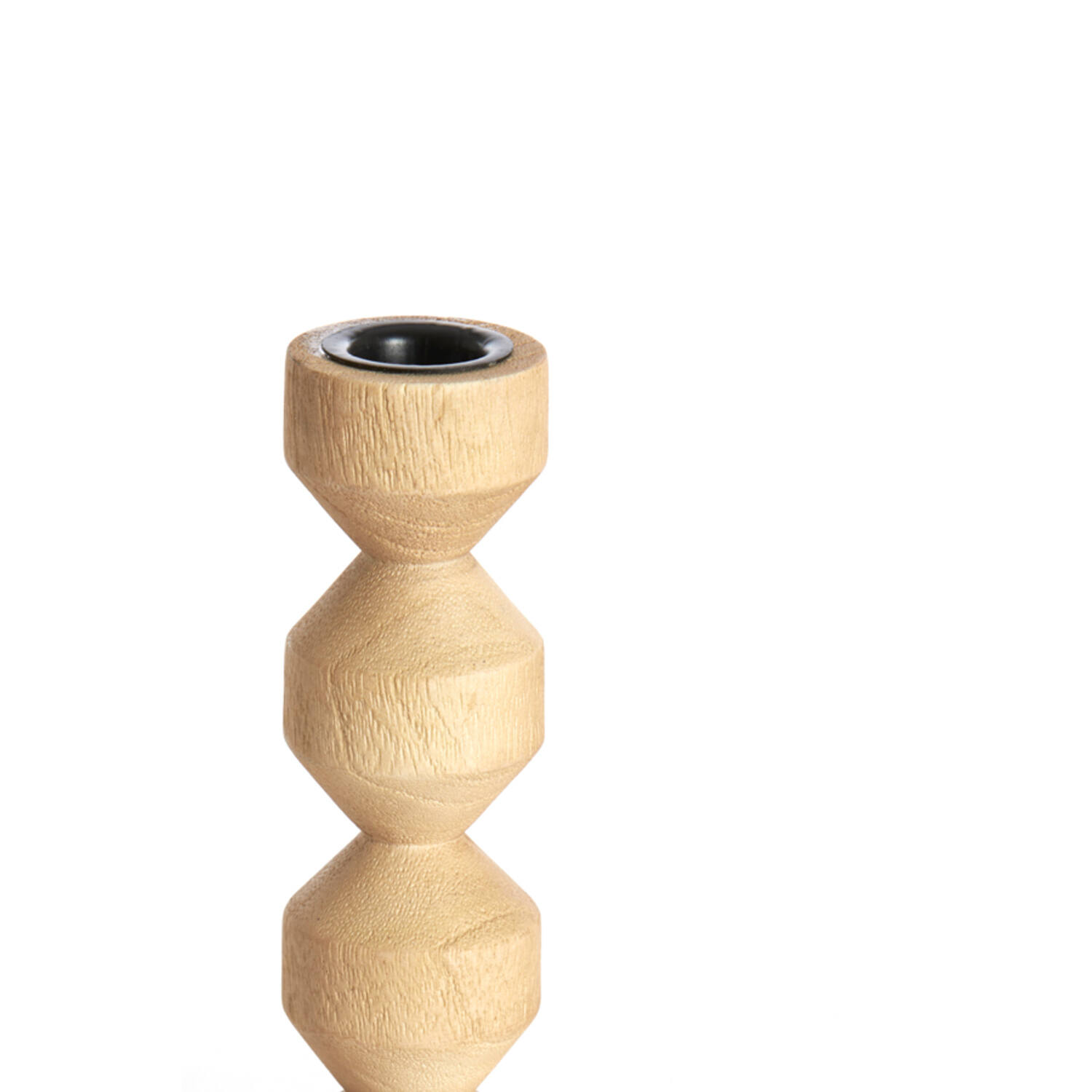 Candle stick Ø12x37 cm DOZZA wood matt natural