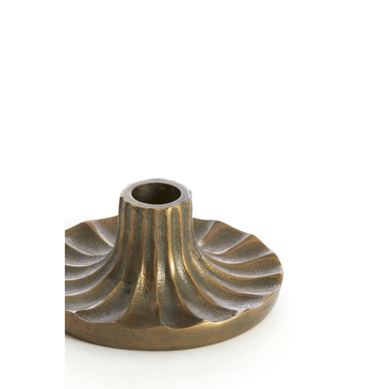 Candle stick Ø12x6 cm MERIDA antique bronze