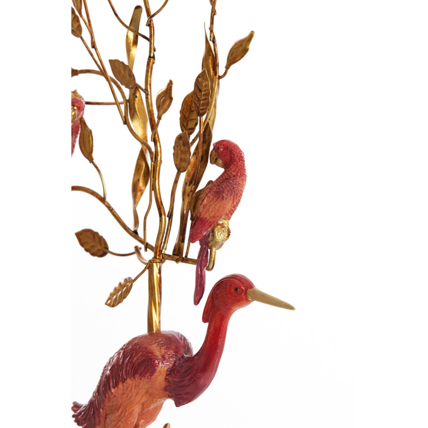 Candle stick 22x11x44 cm HERON burgundy+bronze