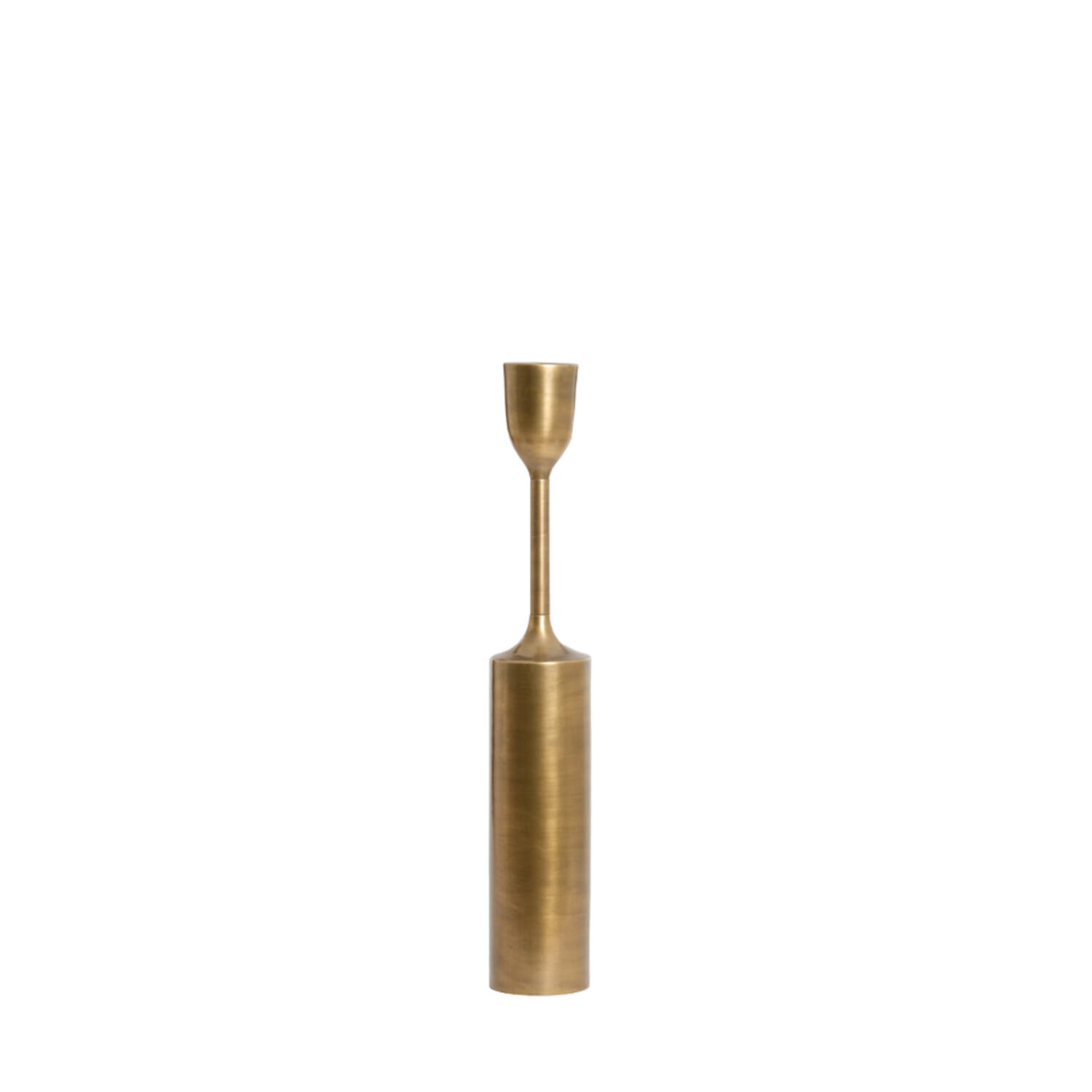 Kaarsenhouder Ø13x77 cm VELEZ antiek brons