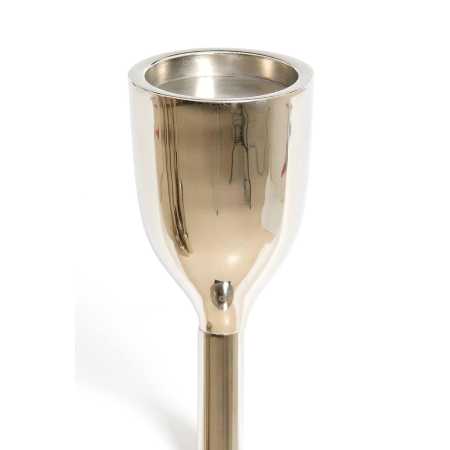 Kaarsenhouder Ø13x77 cm VELEZ nikkel