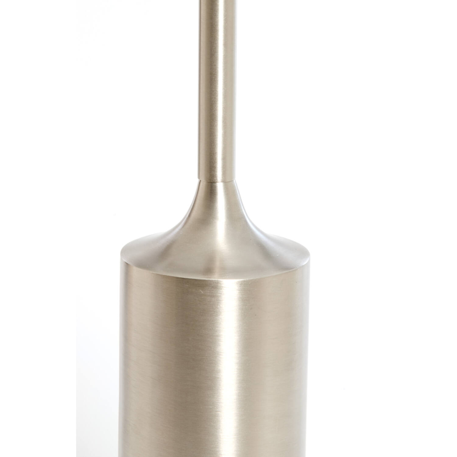 Kaarsenhouder Ø13x90 cm VELEZ nikkel satijn