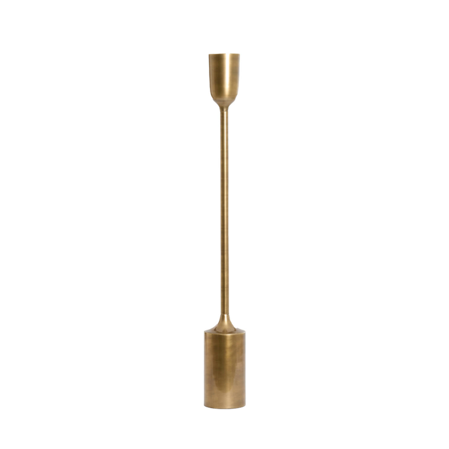 Candle holder Ø13x104 cm VELEZ antique bronze