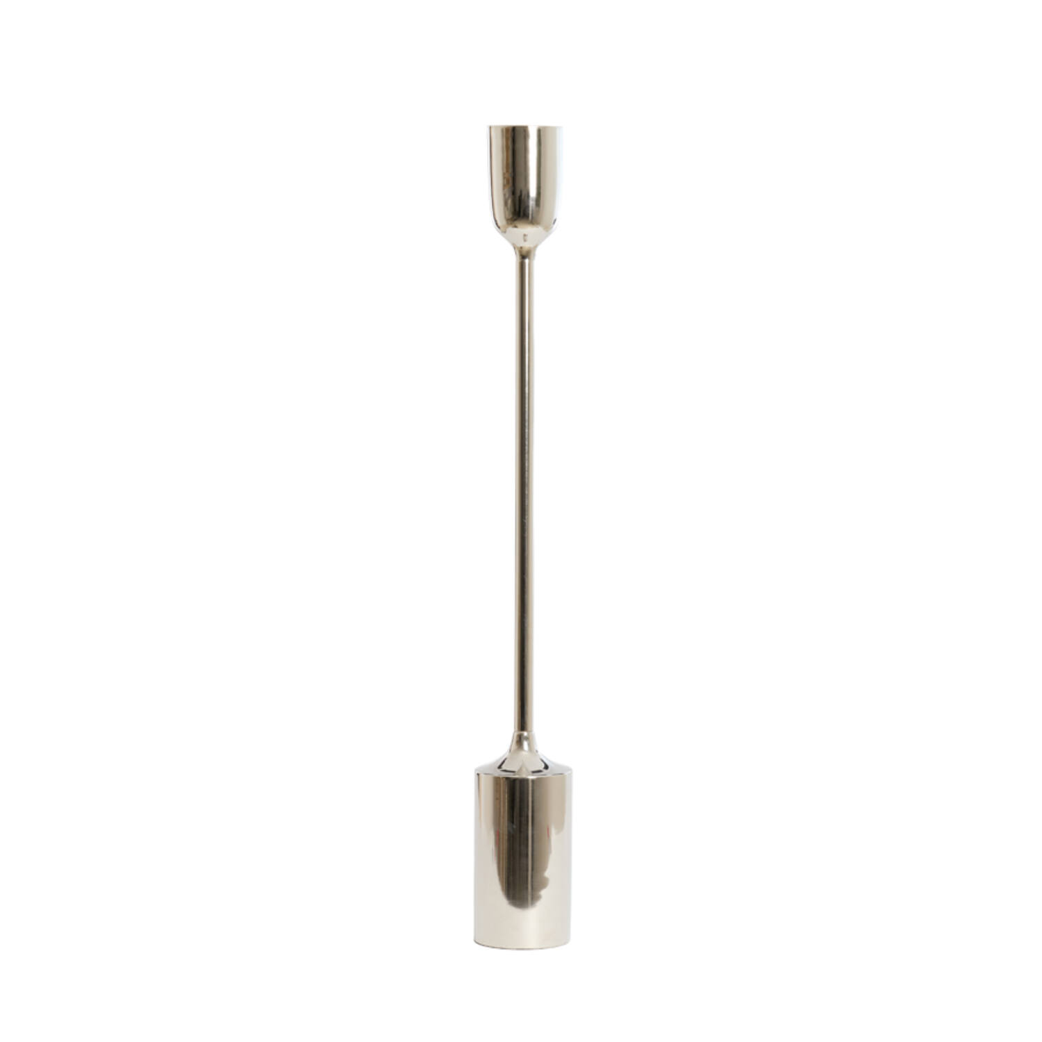 Kaarsenhouder Ø13x104 cm VELEZ nikkel