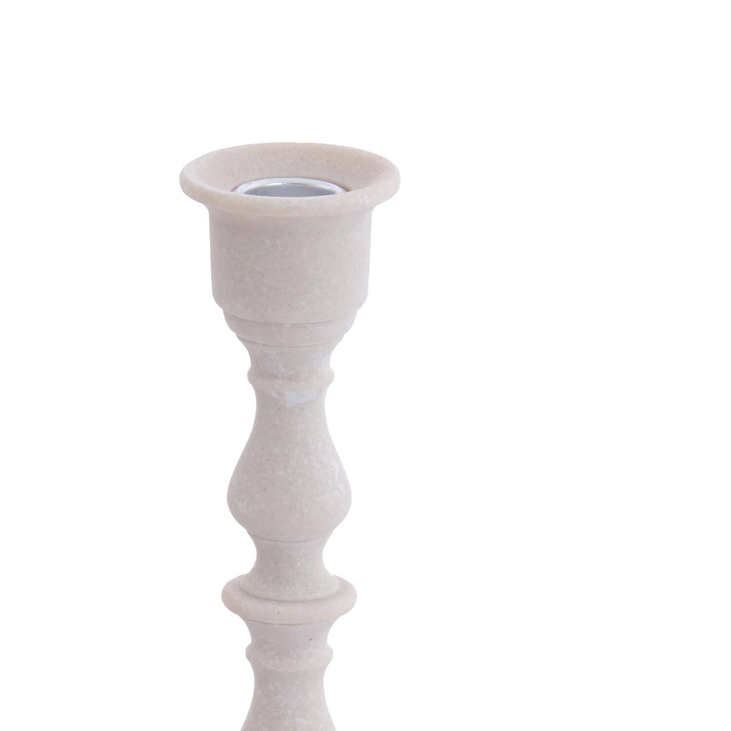 Candle stick Ø10x27,5 cm SAMORA cream