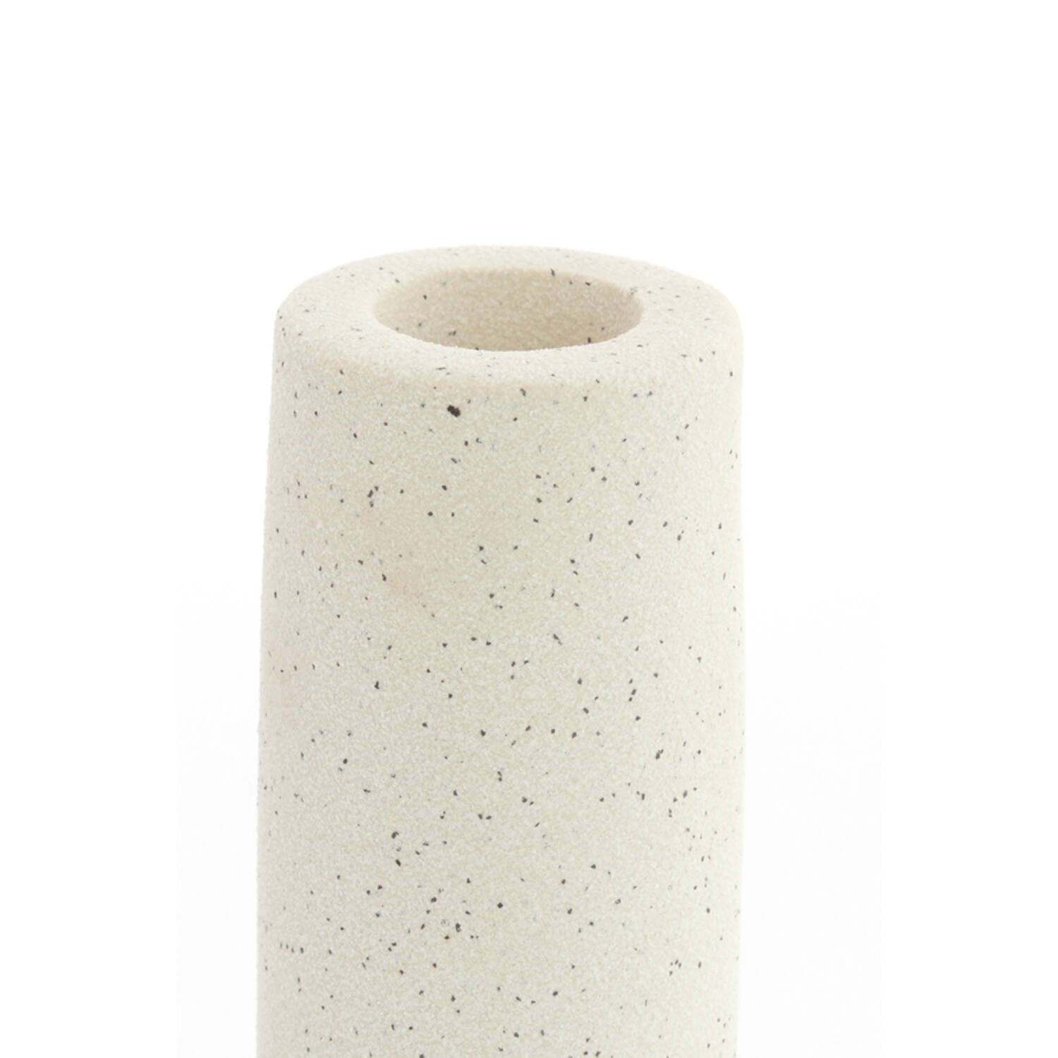 Candle stick Ø10x20,5 cm BURANO ceramics matt cream