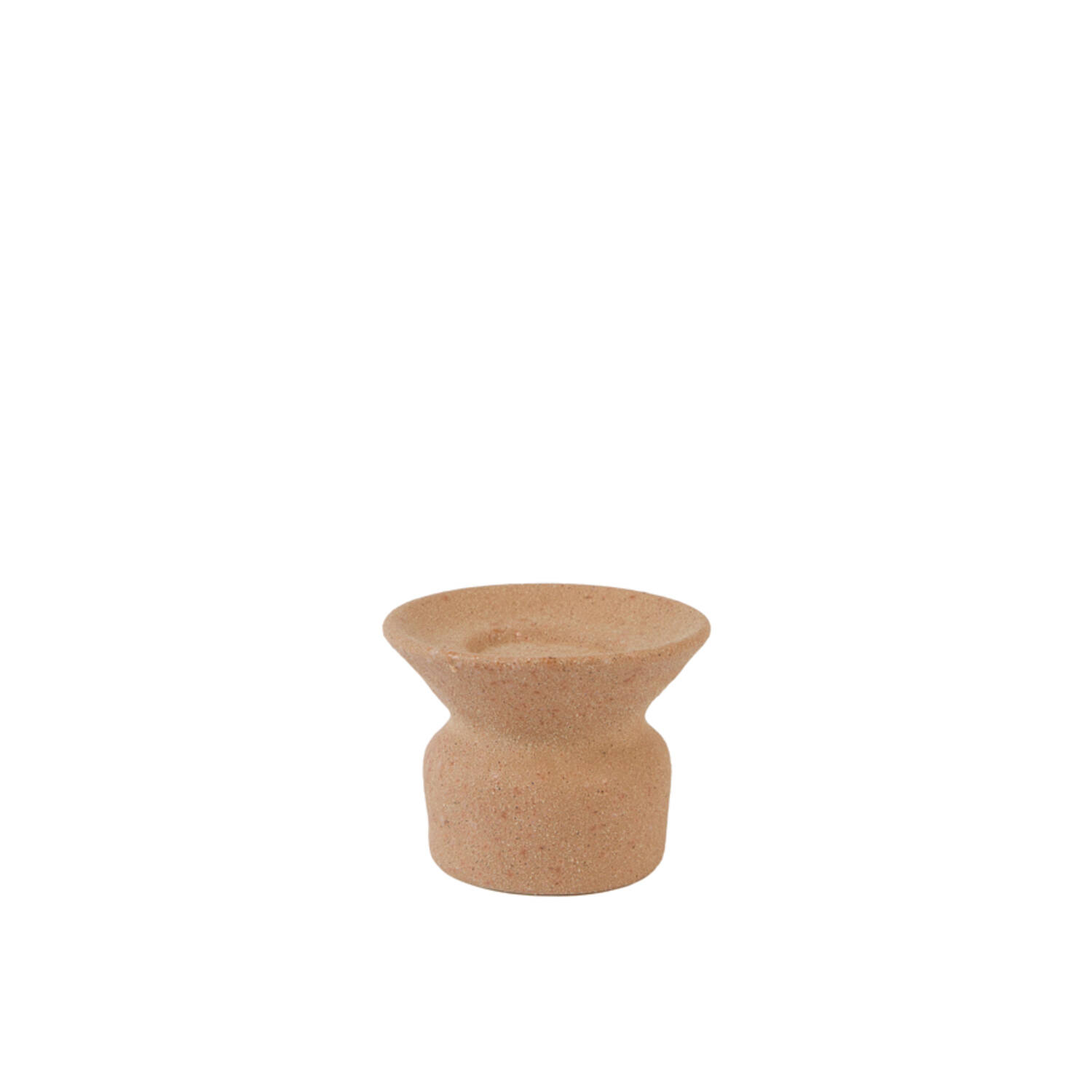 Candle holder Ø12x9 cm ATRANI ceramics terra