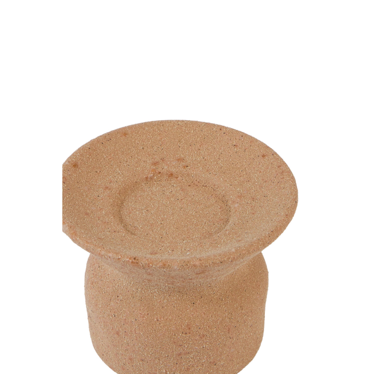 Candle holder Ø12x9 cm ATRANI ceramics terra