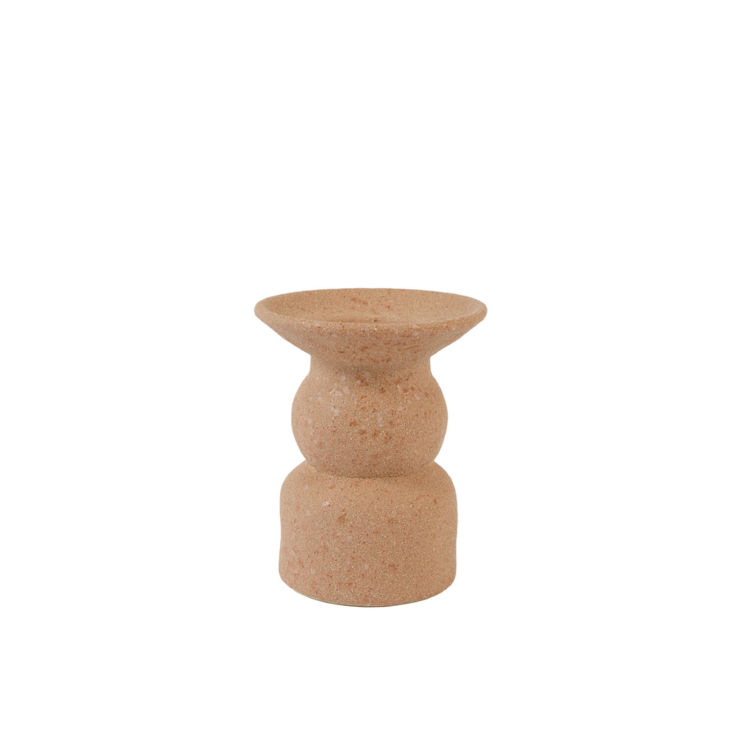Candle holder Ø12,5x15 cm ATRANI ceramics terra