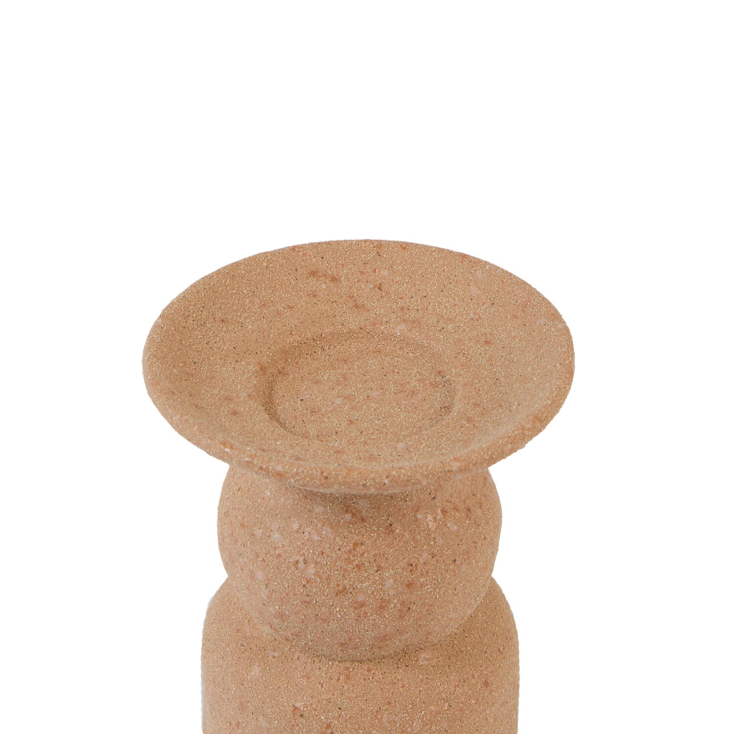 Candle holder Ø12,5x15 cm ATRANI ceramics terra