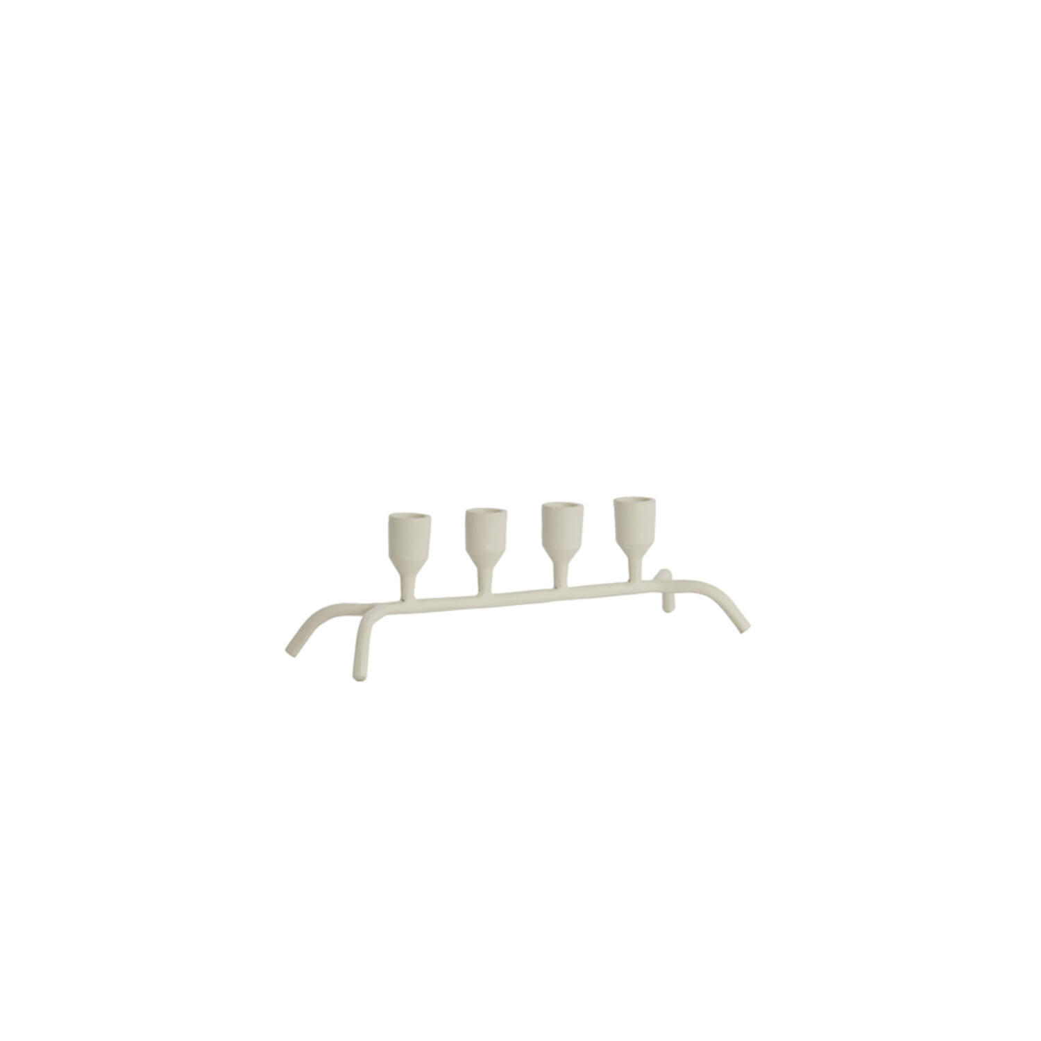 Candle stick 4L 38x11,5x10 cm CALZADA cream