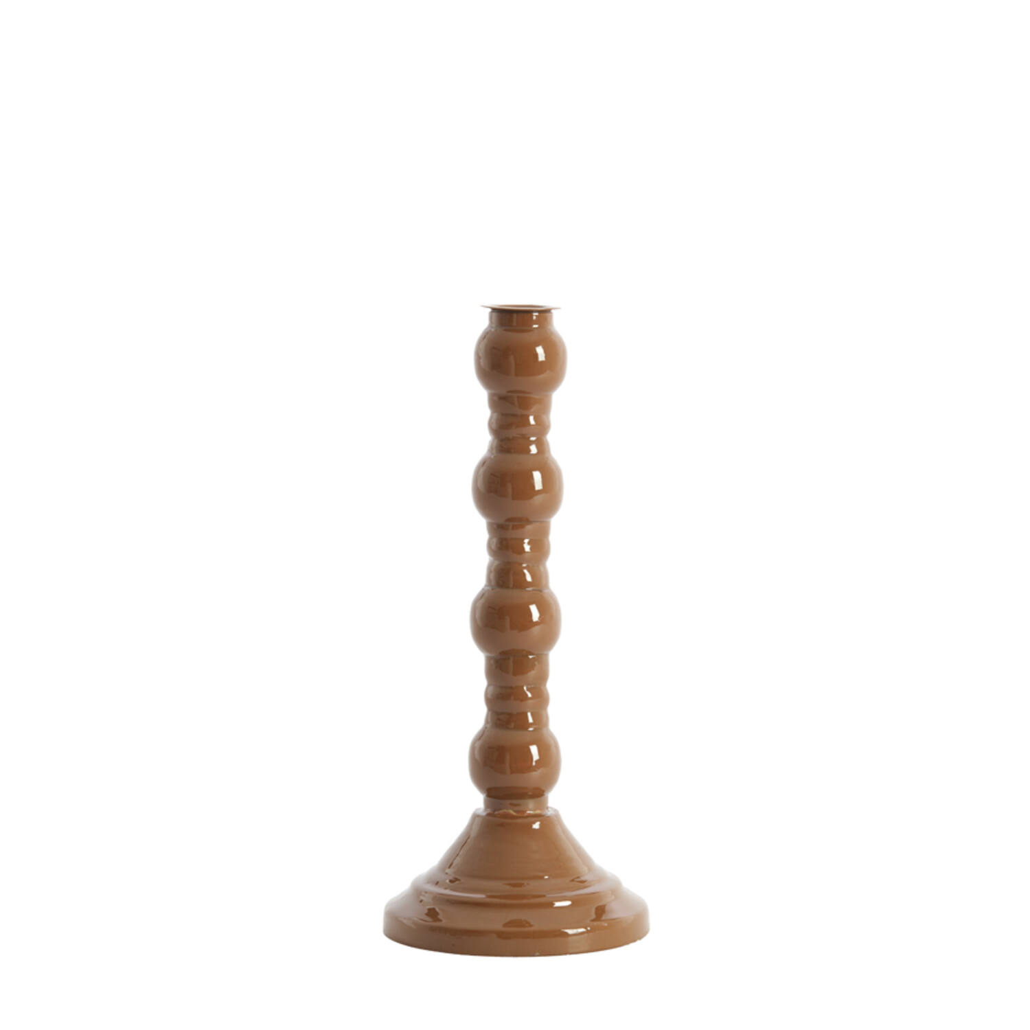 Candle stick Ø10x25 cm AVELINE caramel