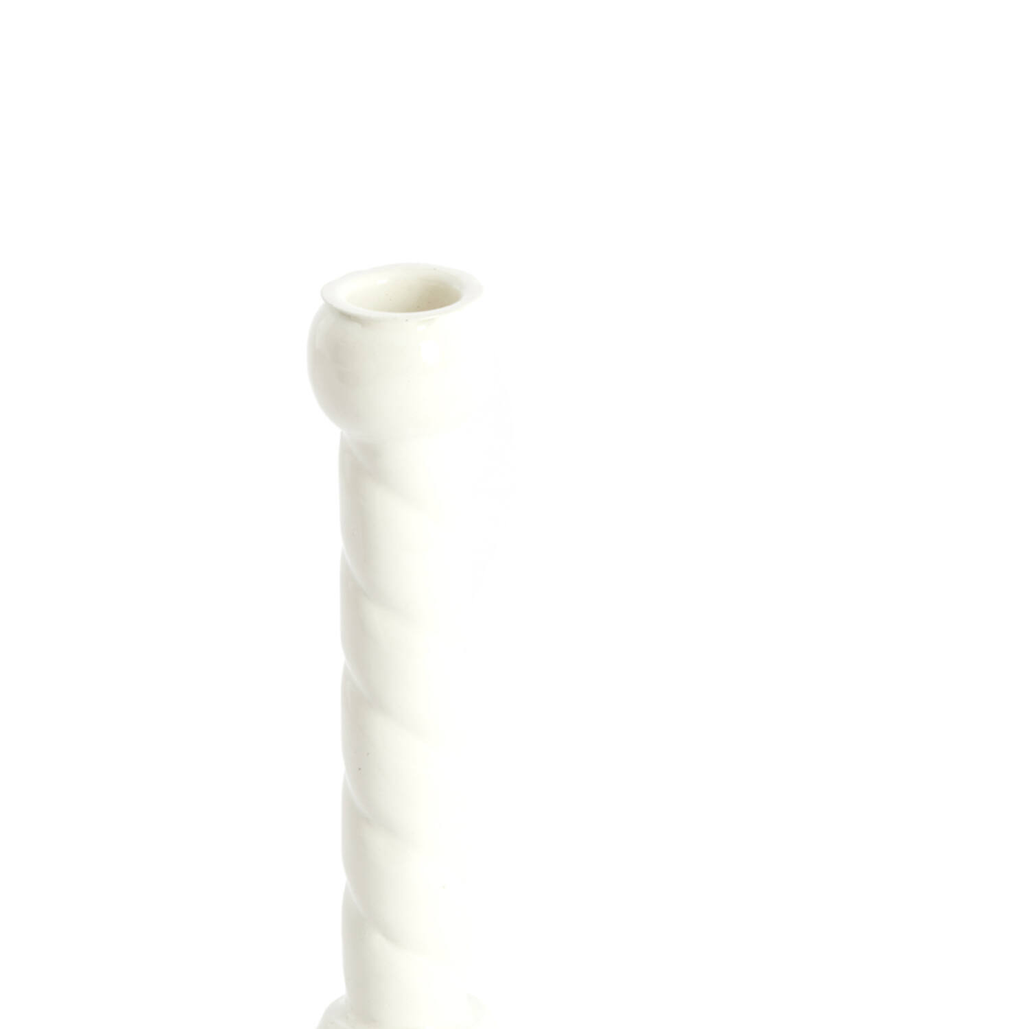 Candle stick Ø10x21 cm NALEIRA cream