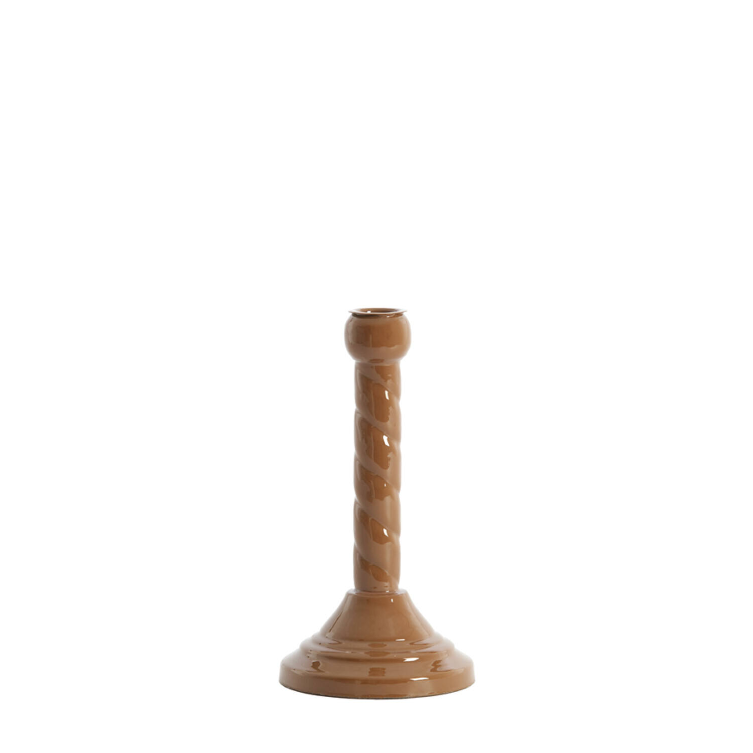 Candle stick Ø10x21 cm NALEIRA caramel