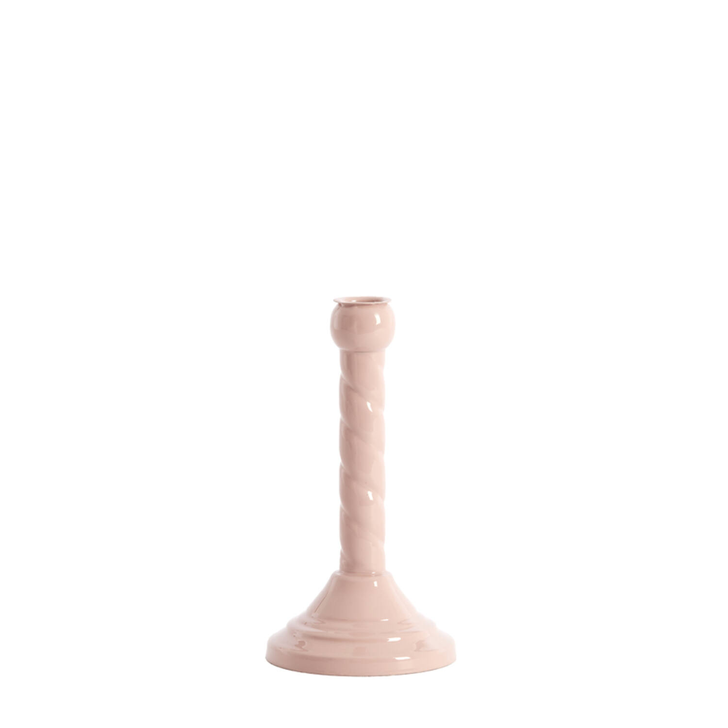 Candle stick Ø10x21 cm NALEIRA old pink