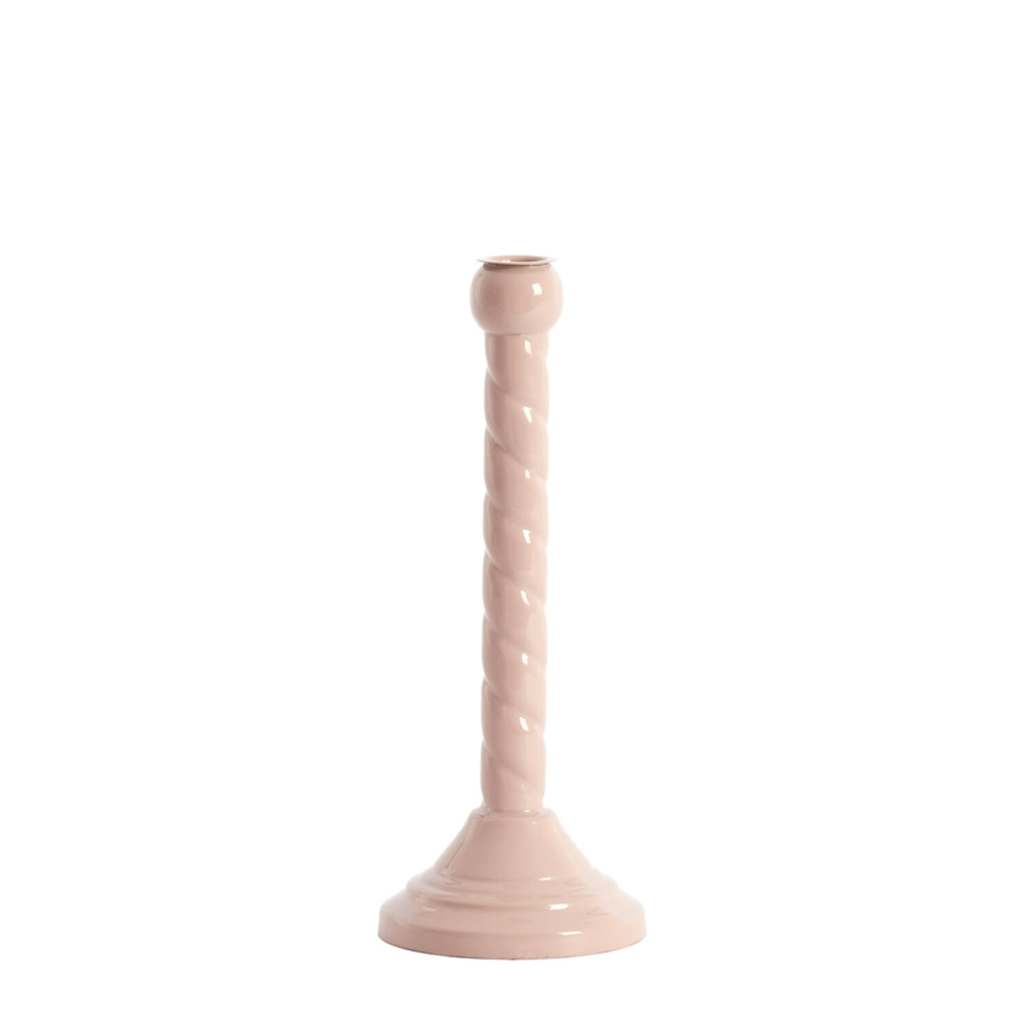 Candle stick Ø10x28 cm NALEIRA old pink