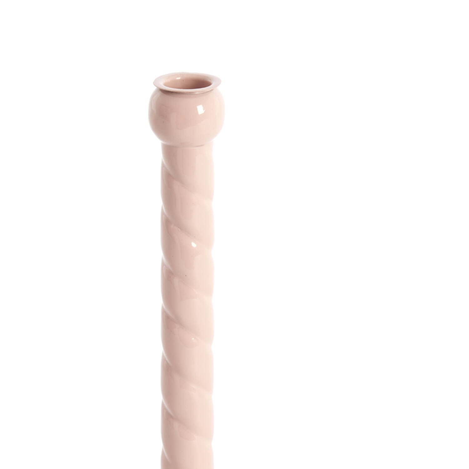 Candle stick Ø10x28 cm NALEIRA old pink
