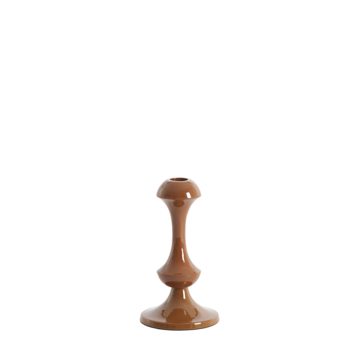 Candle stick Ø10x18 cm ISARA caramel