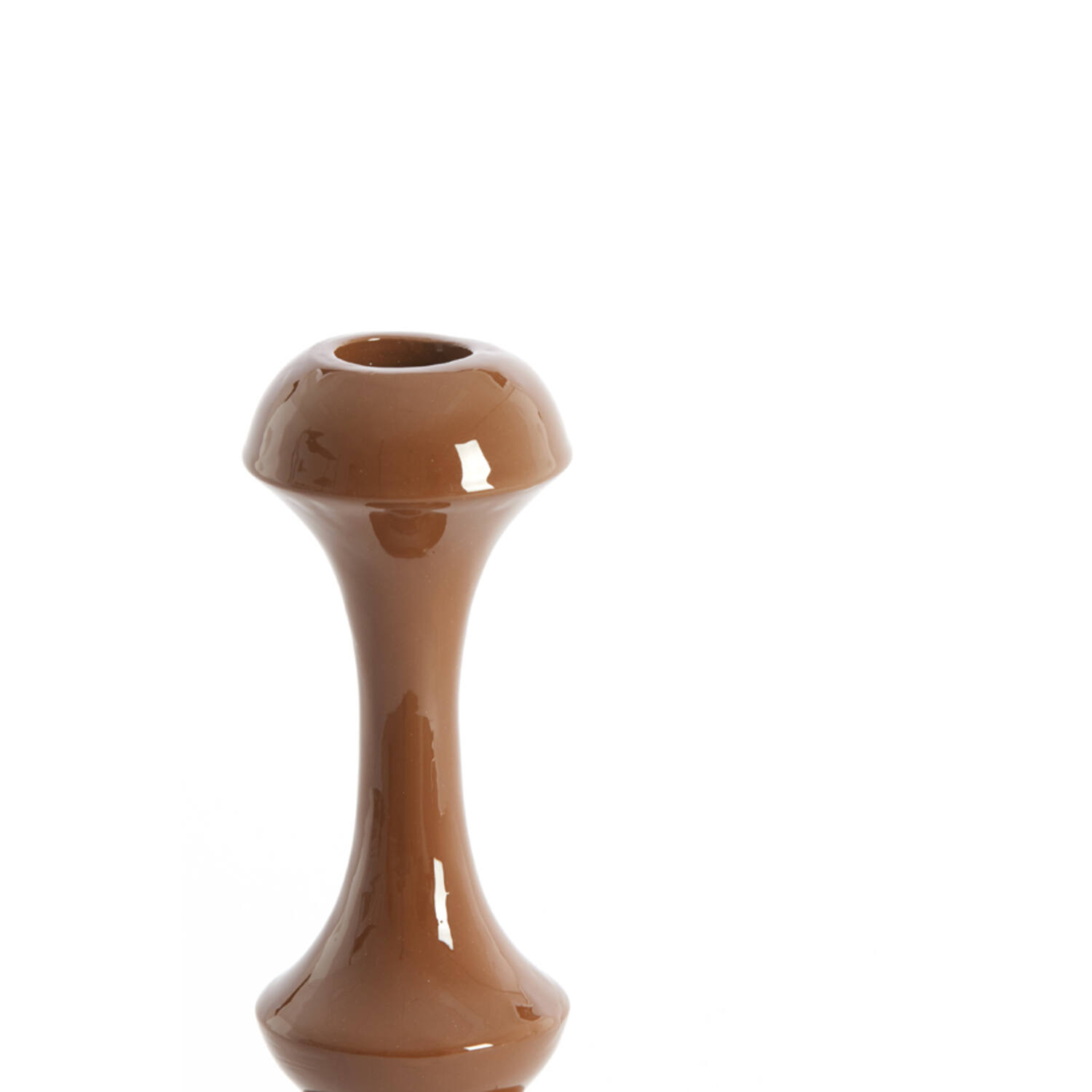Candle stick Ø10x18 cm ISARA caramel
