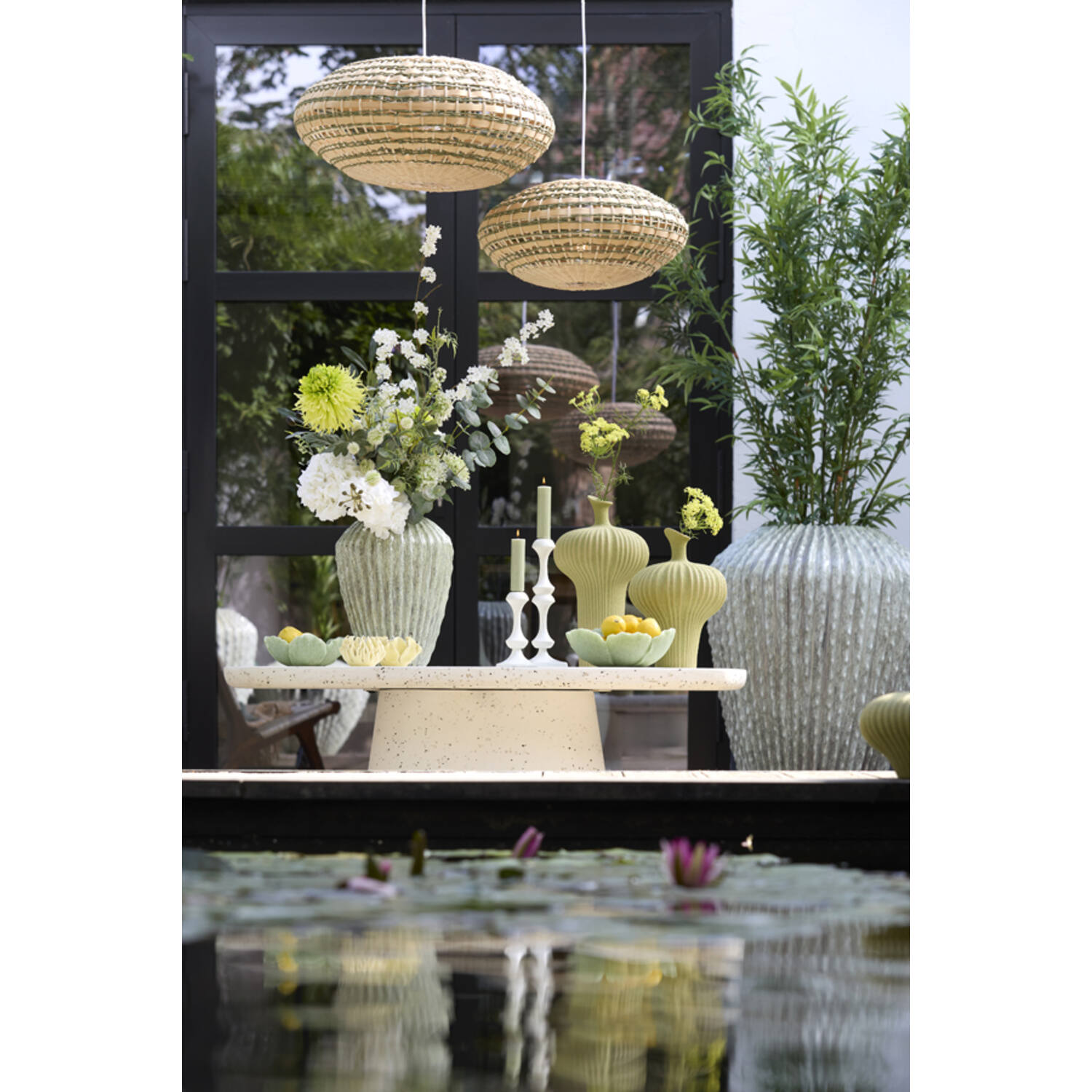 Candle stick Ø12x29 cm ISARA cream