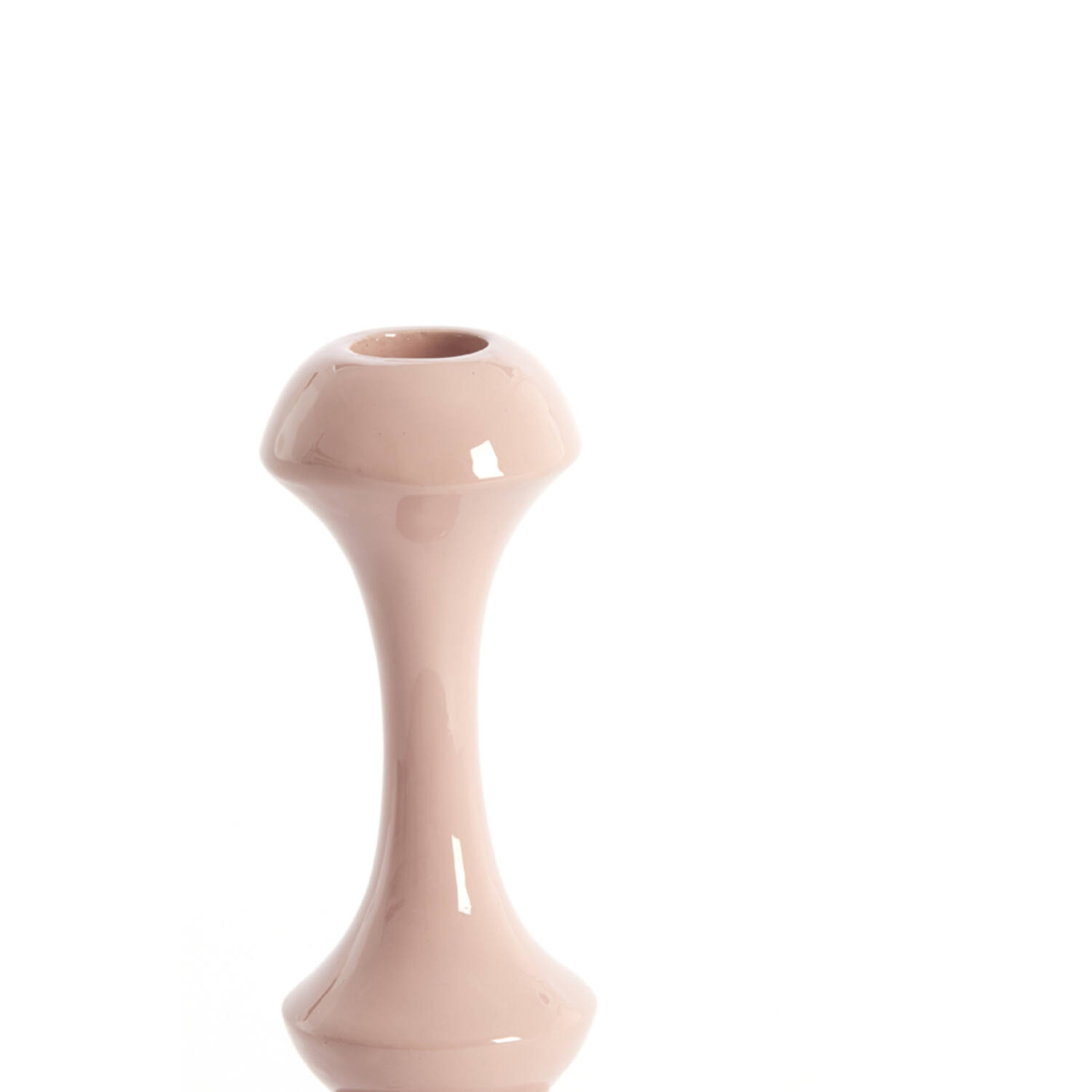 Candle stick Ø12x29 cm ISARA old pink
