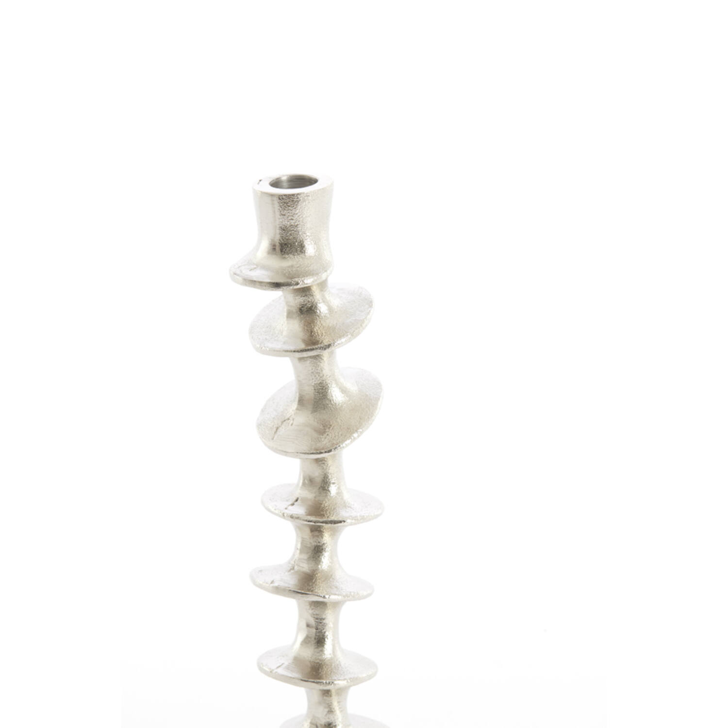 Candle stick Ø12x37 cm ZIREYA raw nickel