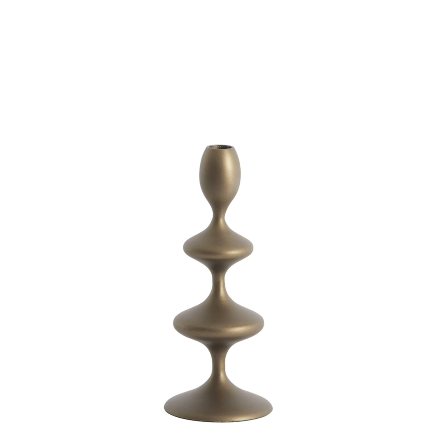 Candle stick Ø10x27 cm VIREEN brown-bronze