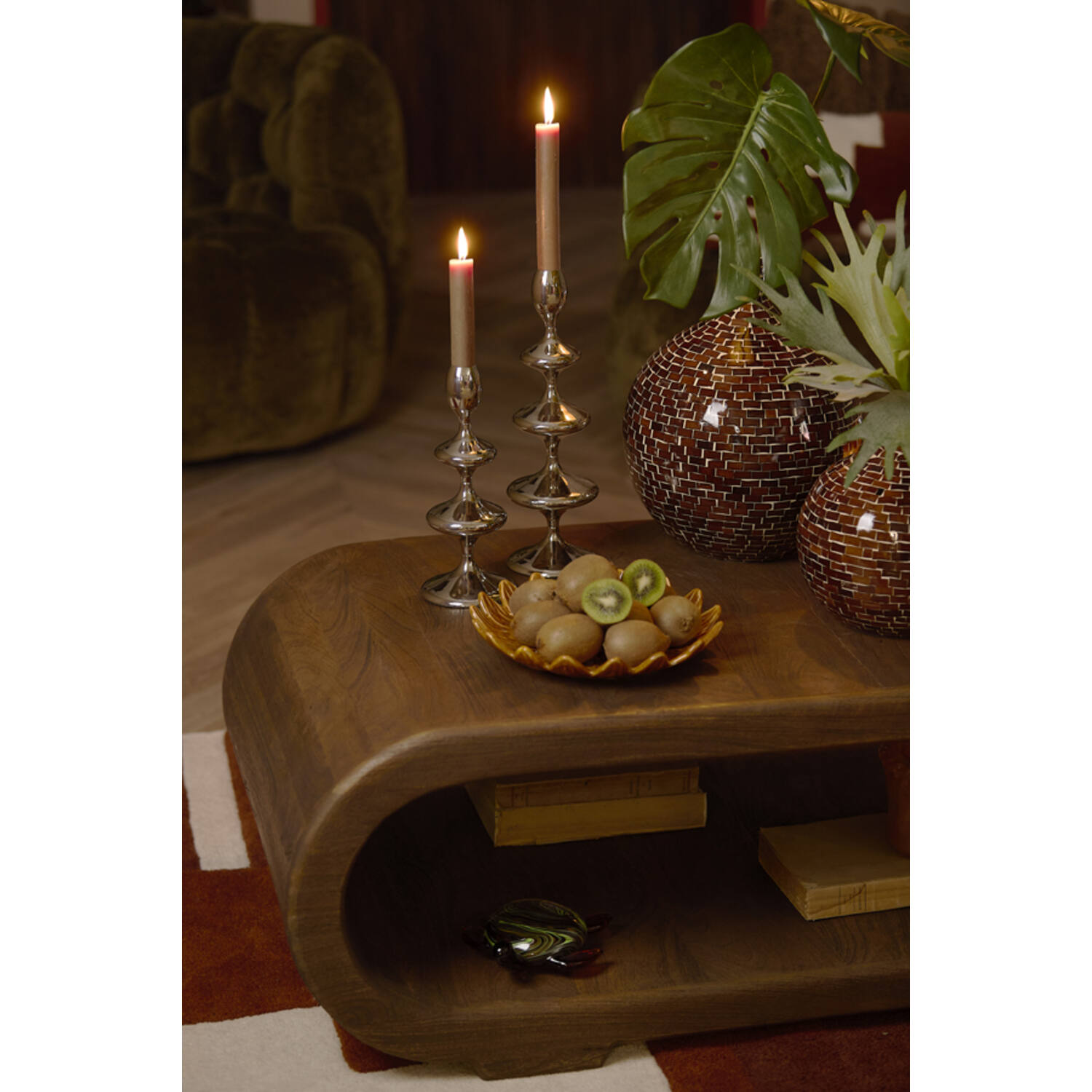Candle stick Ø10x27 cm VIREEN nickel