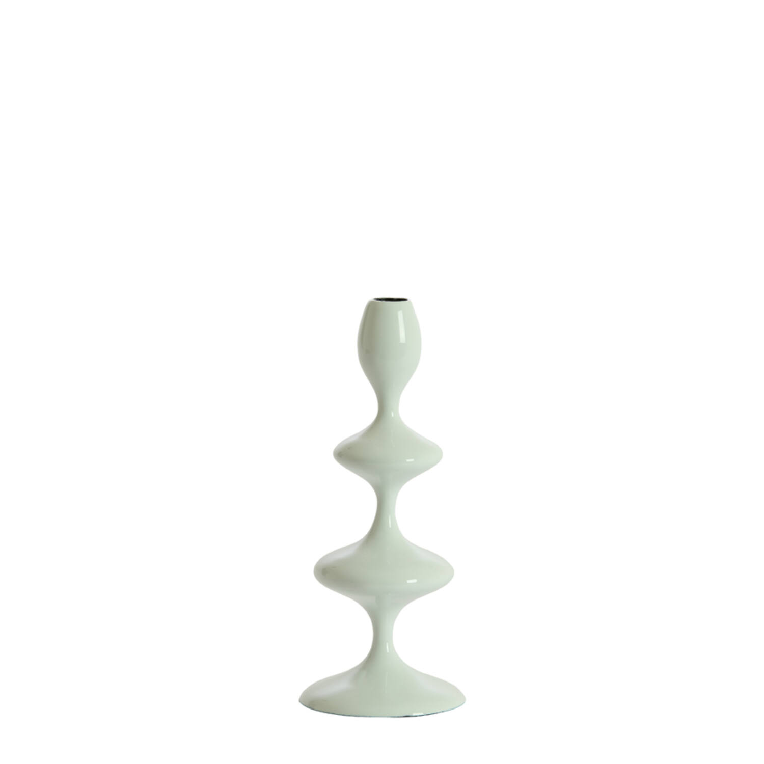 Candle stick Ø10x27 cm VIREEN shiny light blue