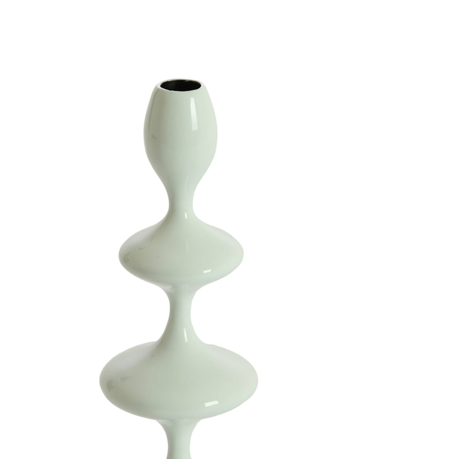 Candle stick Ø10x27 cm VIREEN shiny light blue