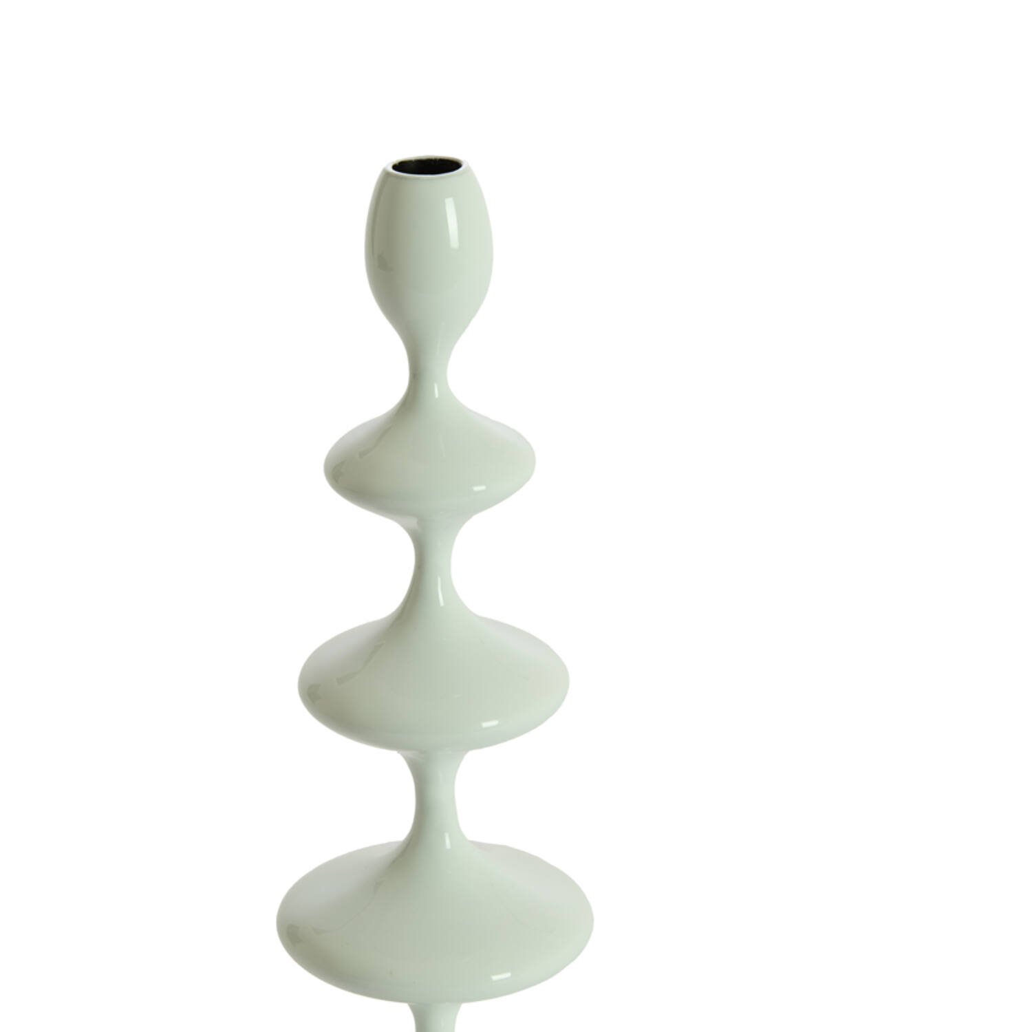 Candle stick Ø10,5x34,5 cm VIREEN shiny light blue