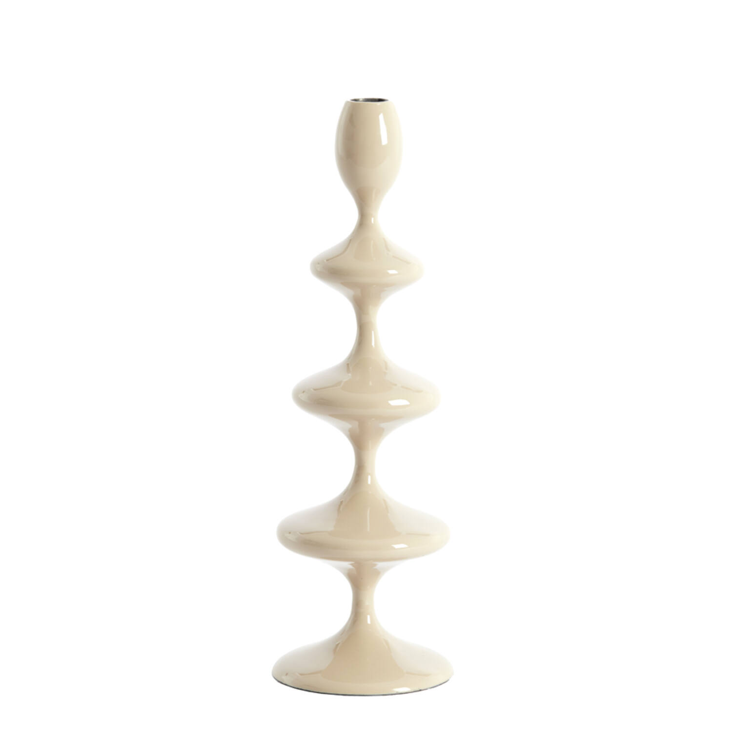 Candle stick Ø10,5x34,5 cm VIREEN sand