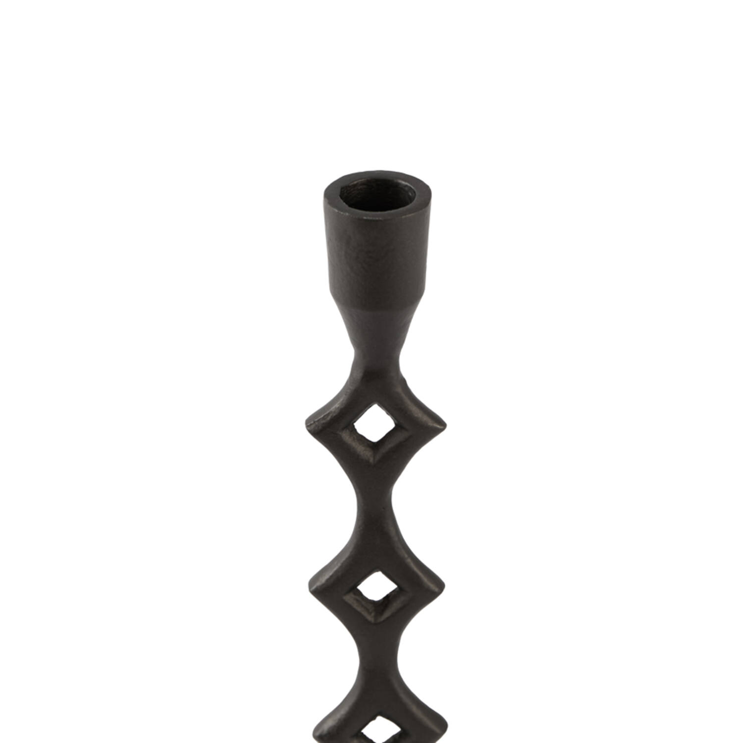 Candle stick Ø9x31,5 cm JERULA matt brown-bronze