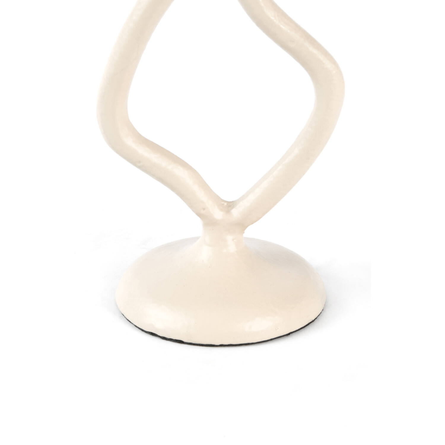 Candle stick 9,5x8x18,5 cm JEZRA cream
