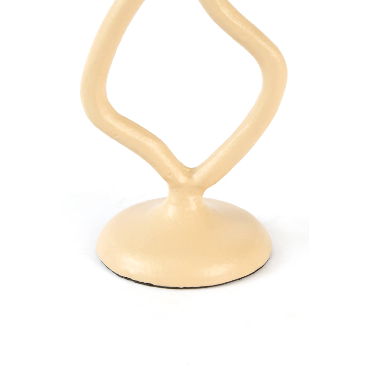Candle stick 9,5x8x18,5 cm JEZRA sand