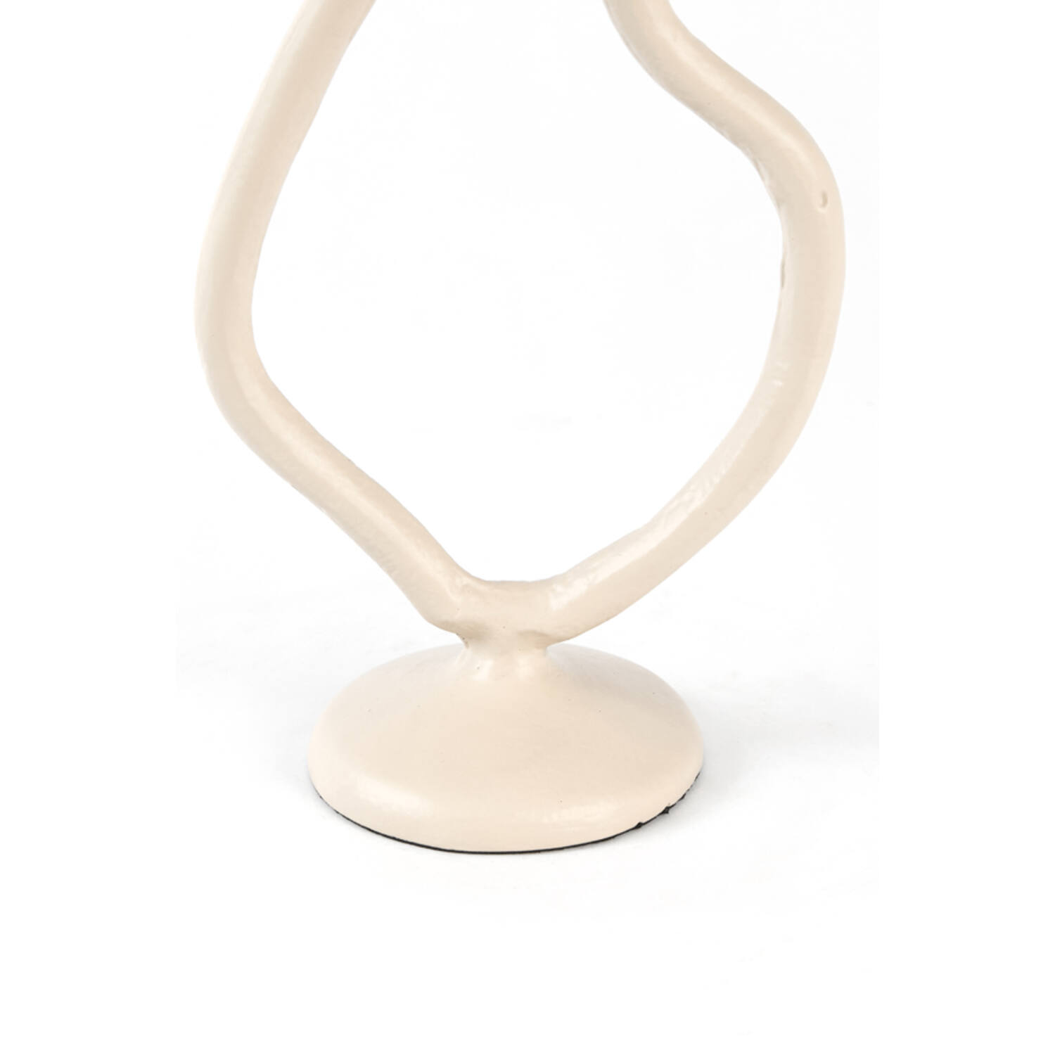 Candle stick 14x9x25,5 cm JEZRA cream